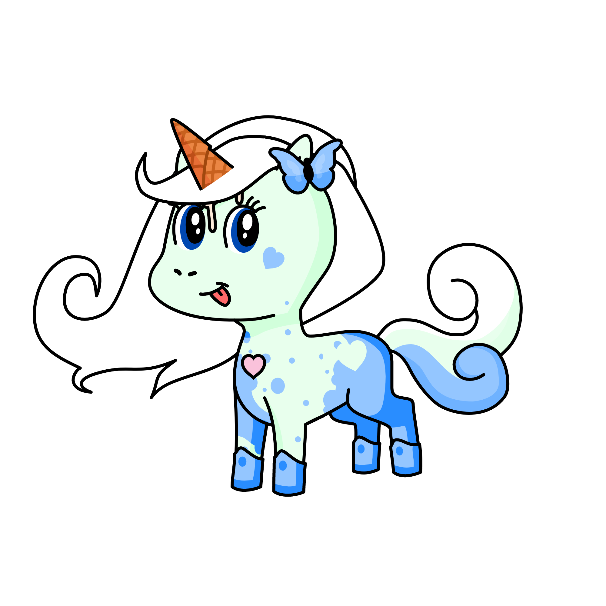 Glacier, the unicorn