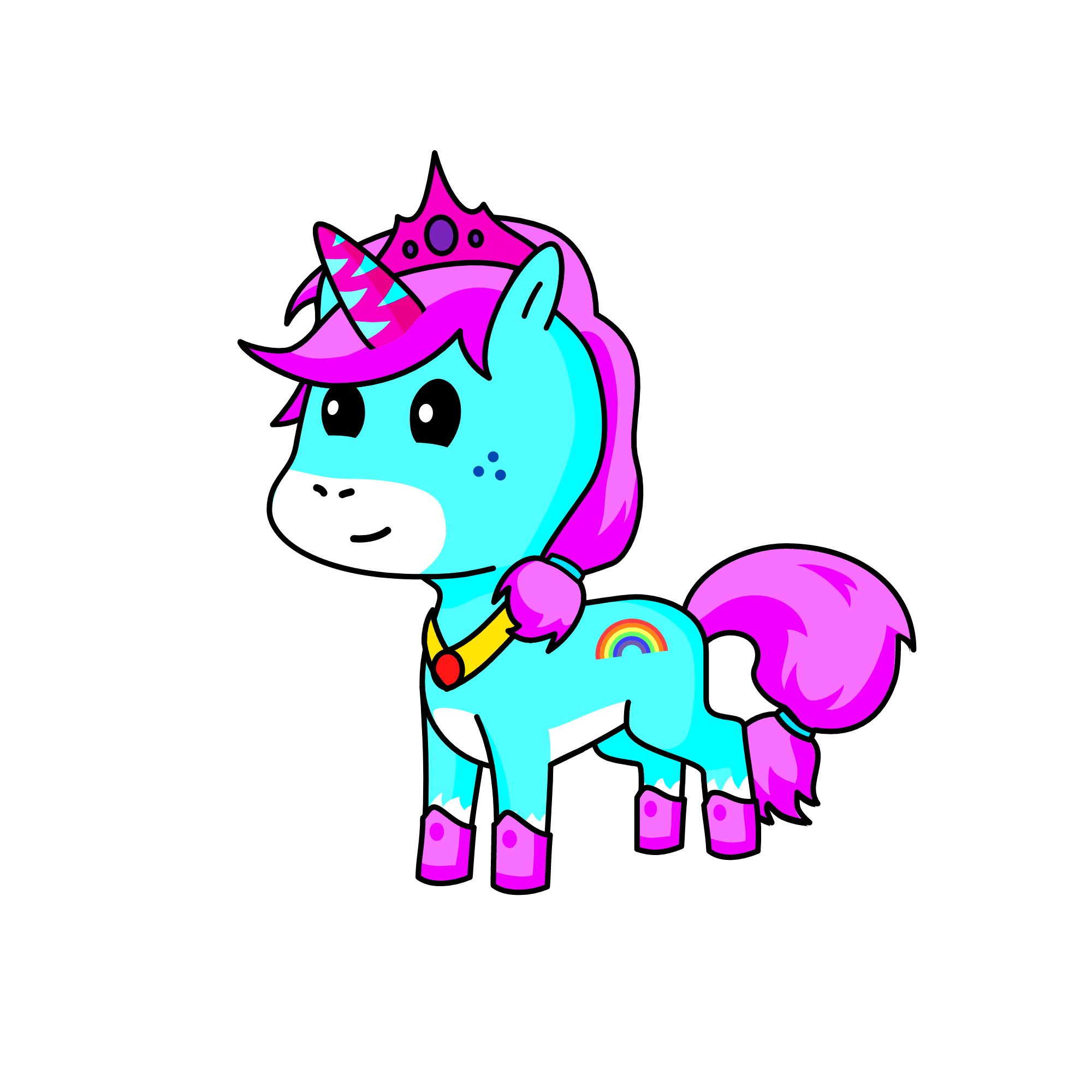 Queen Summer, the unicorn