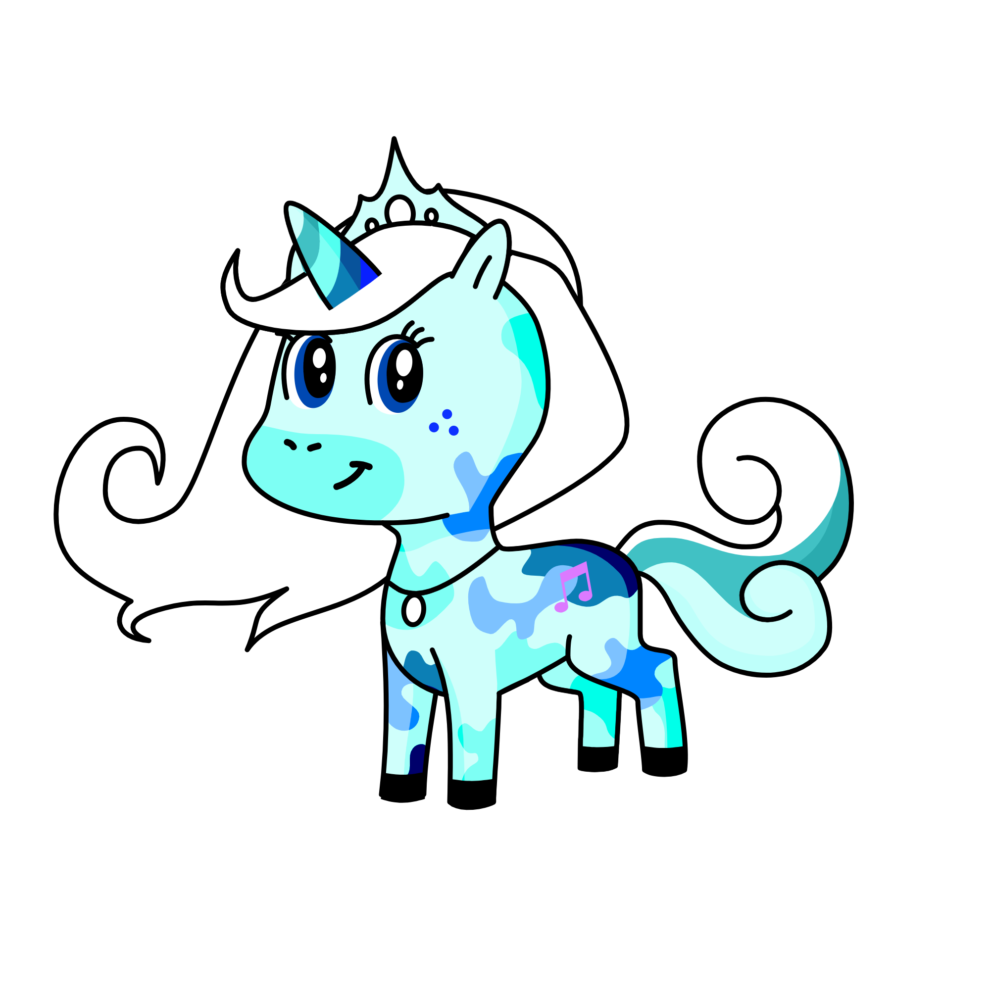 winter, the unicorn