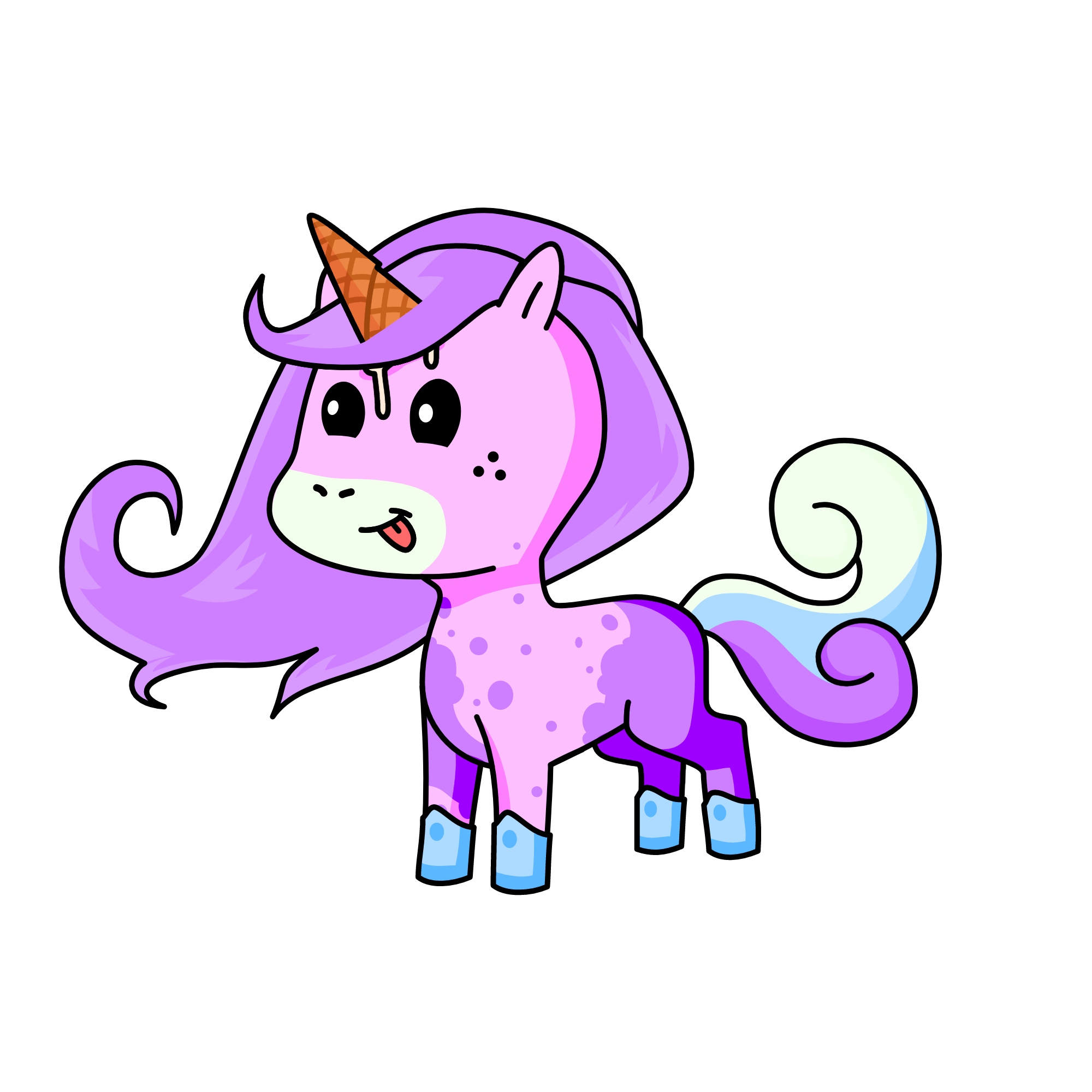 Cotton Candy, the unicorn