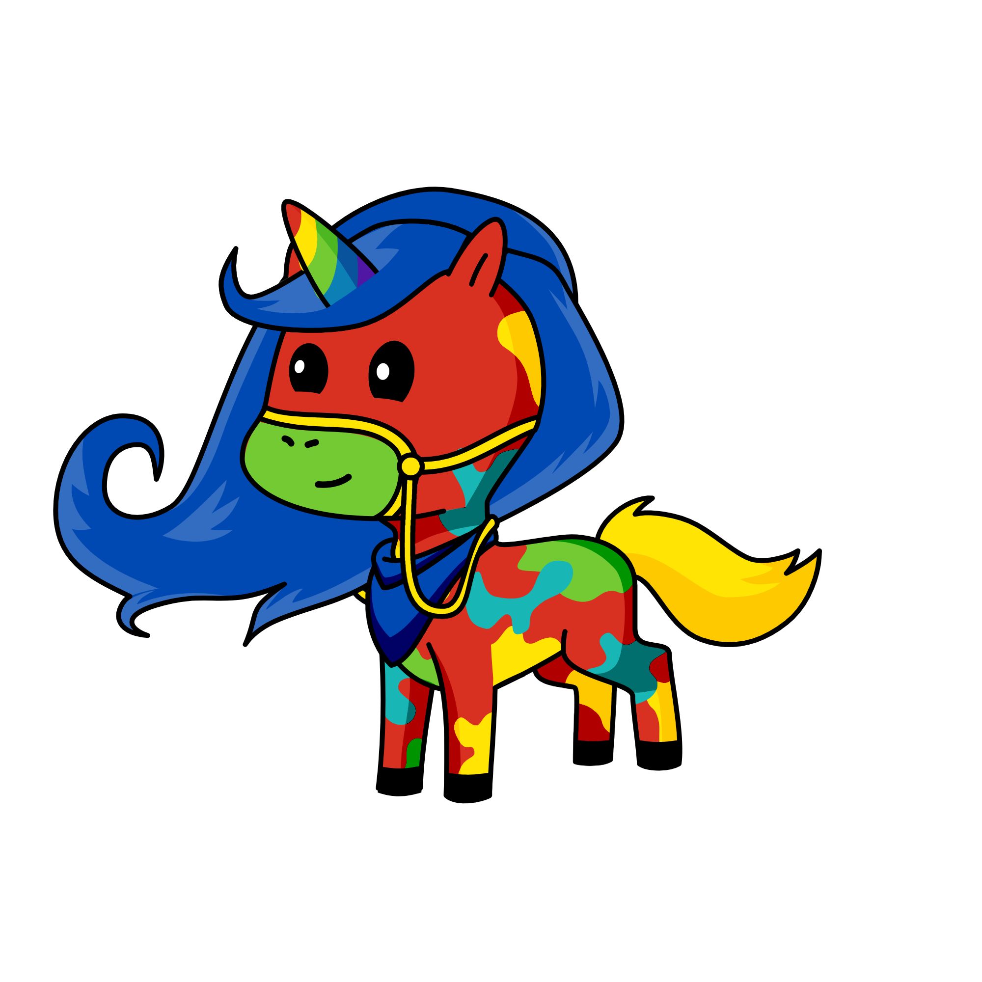 rainbow, the unicorn