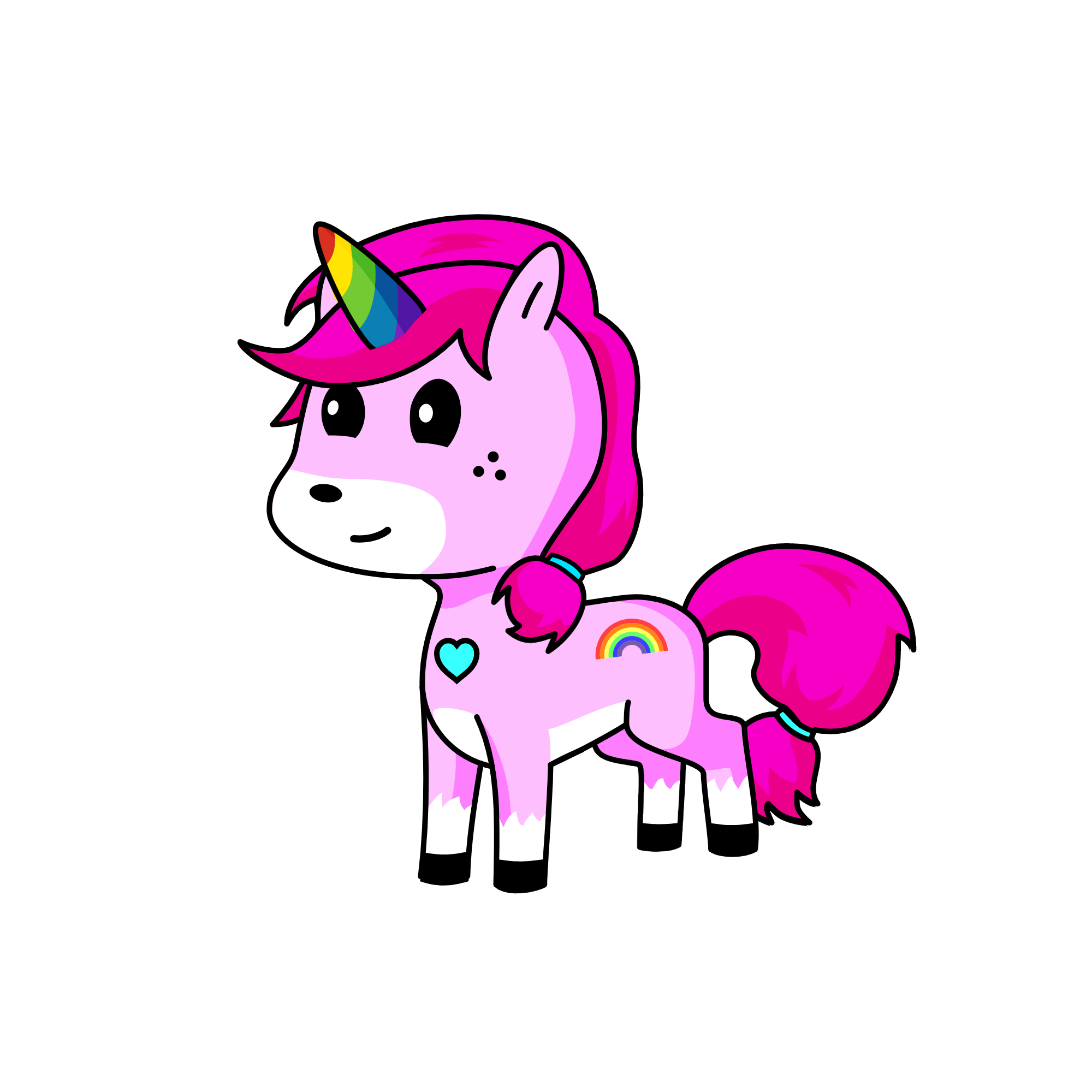Pinkie, the unicorn