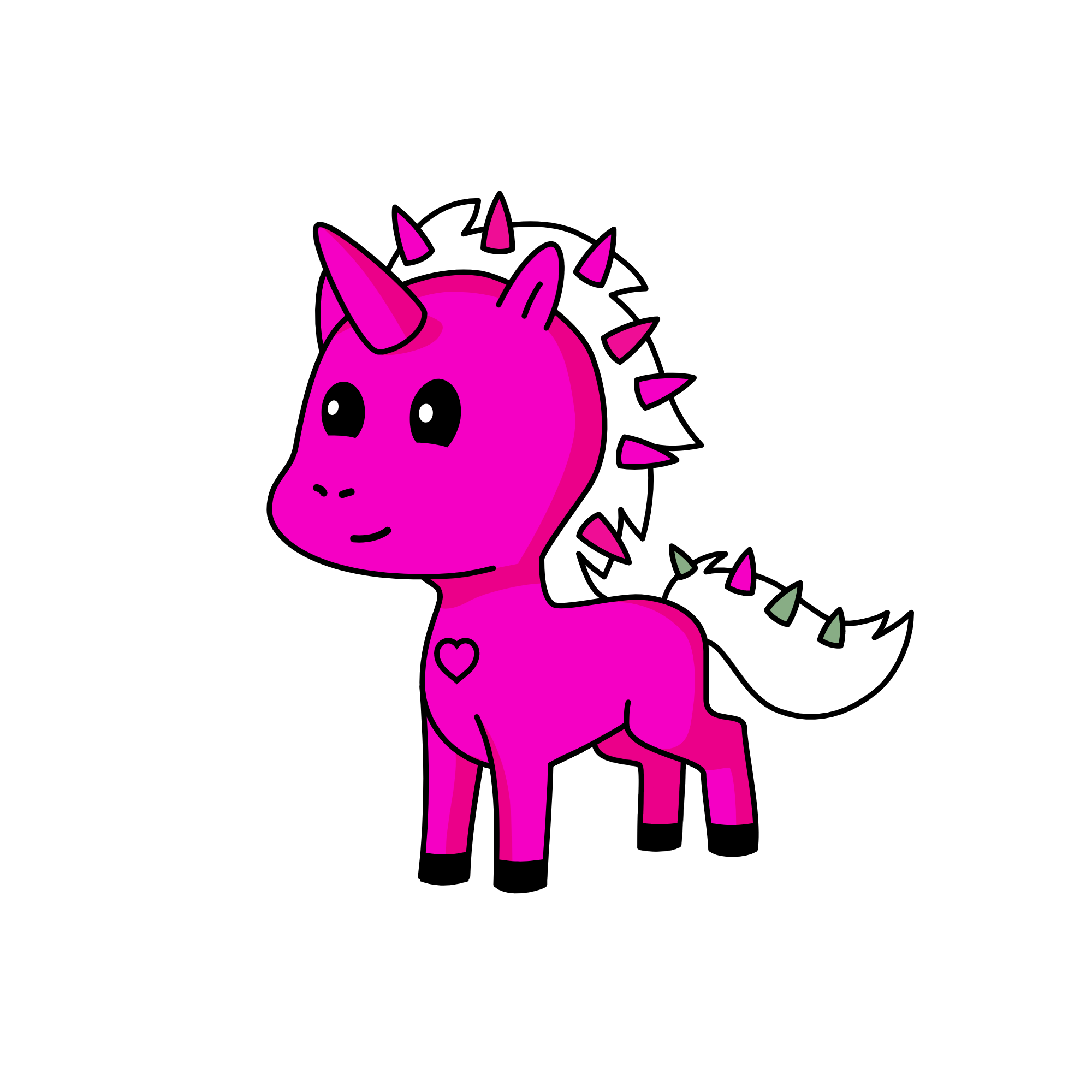 pinky, the unicorn