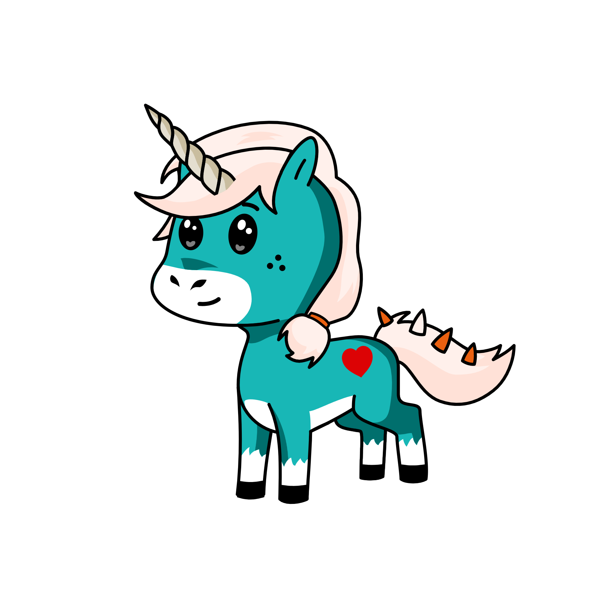 Snow, the unicorn