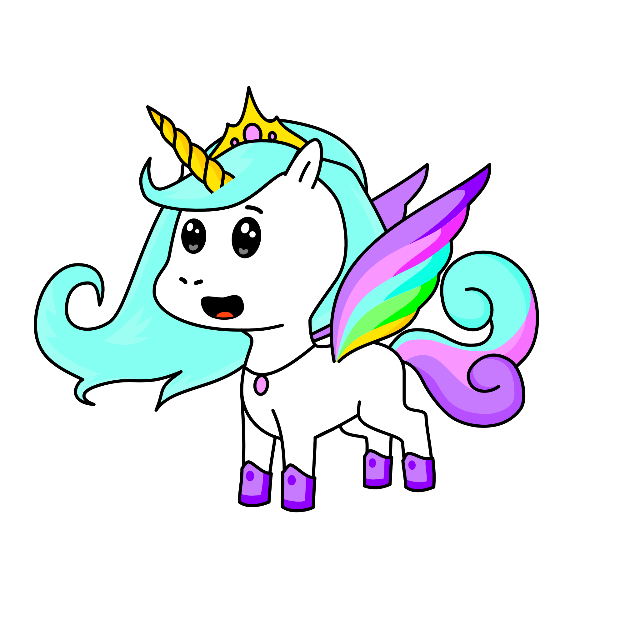 Pastel Princess, the unicorn