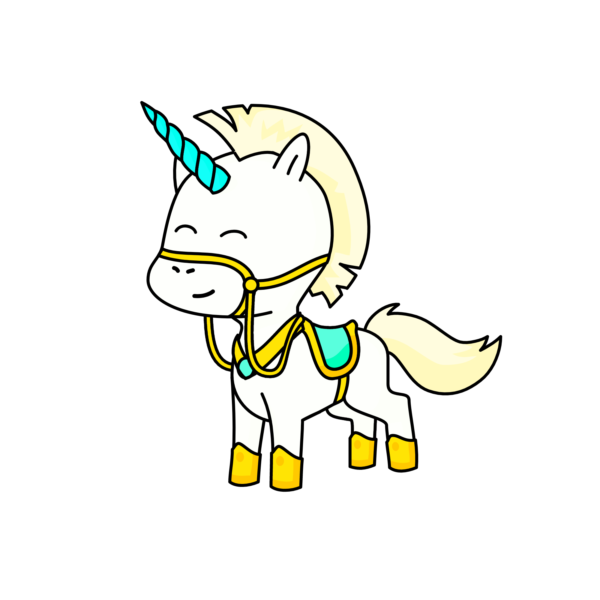 The Royal Steed, the unicorn