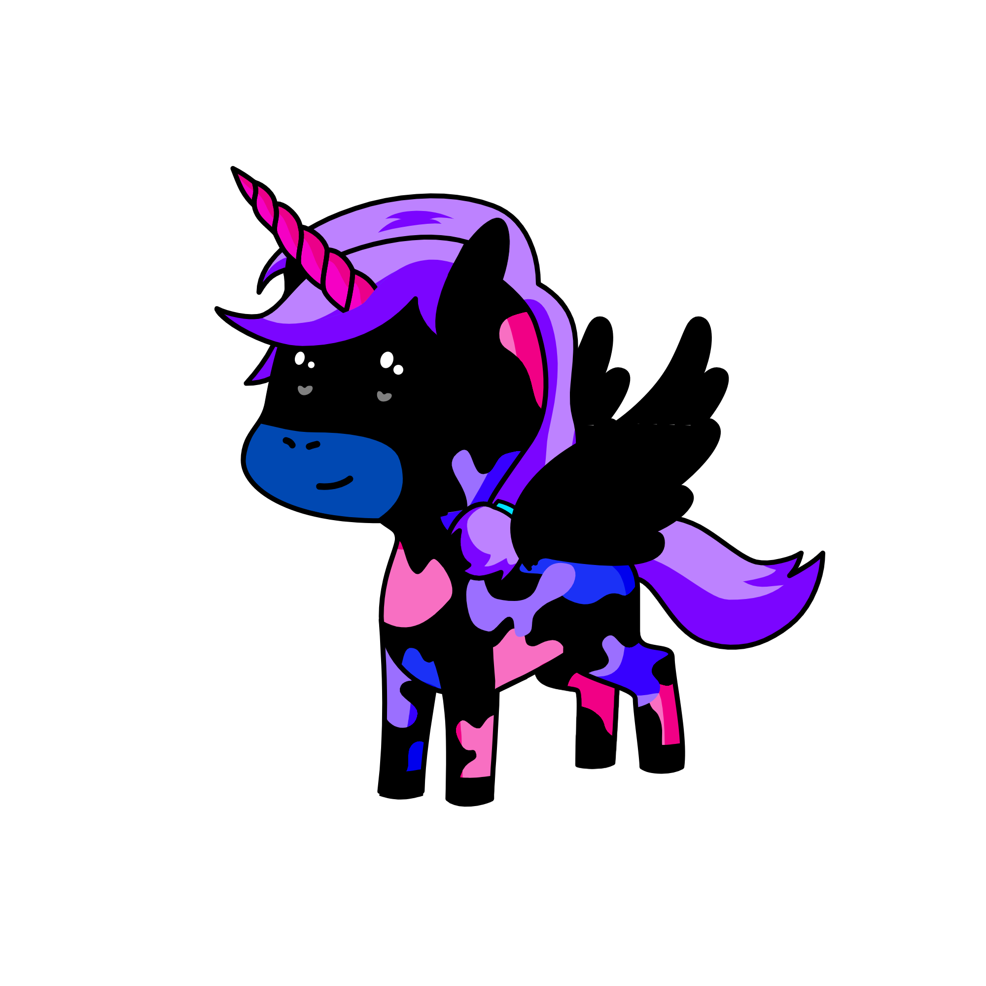 galaxy, the unicorn