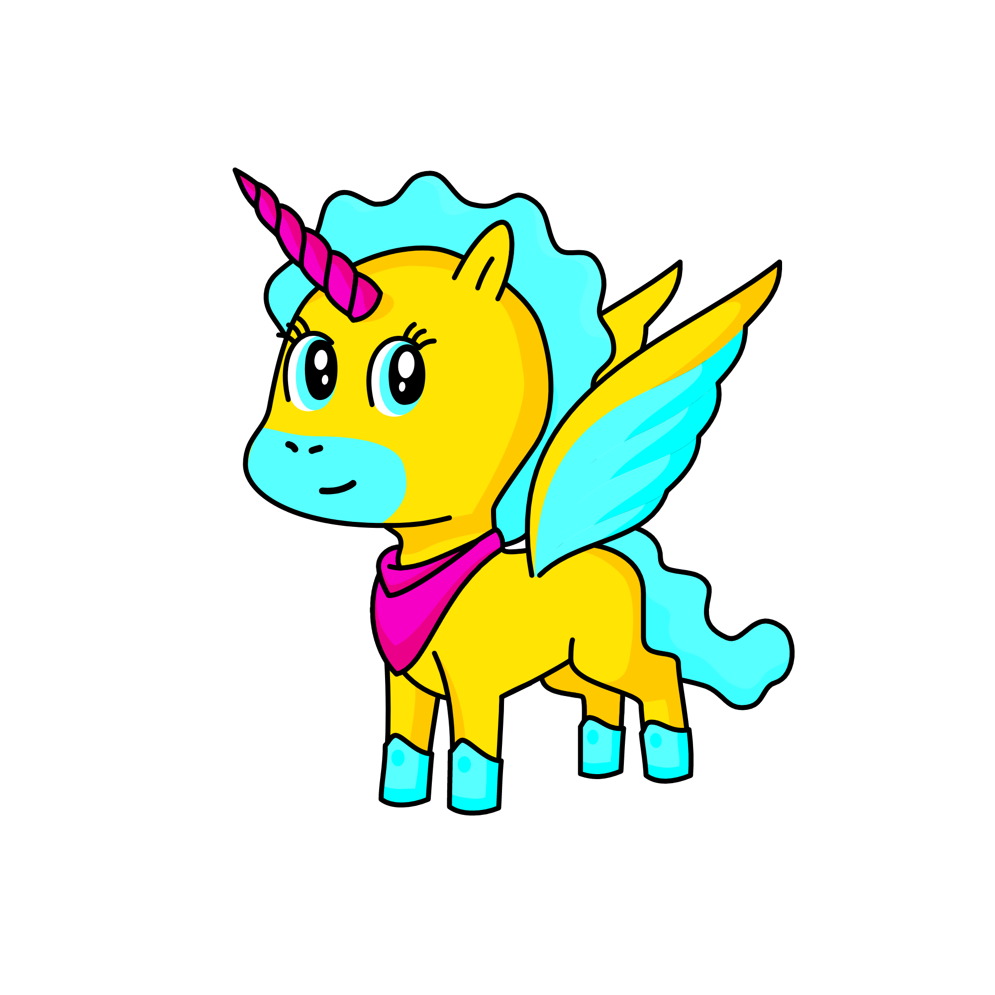 Sunny, the unicorn