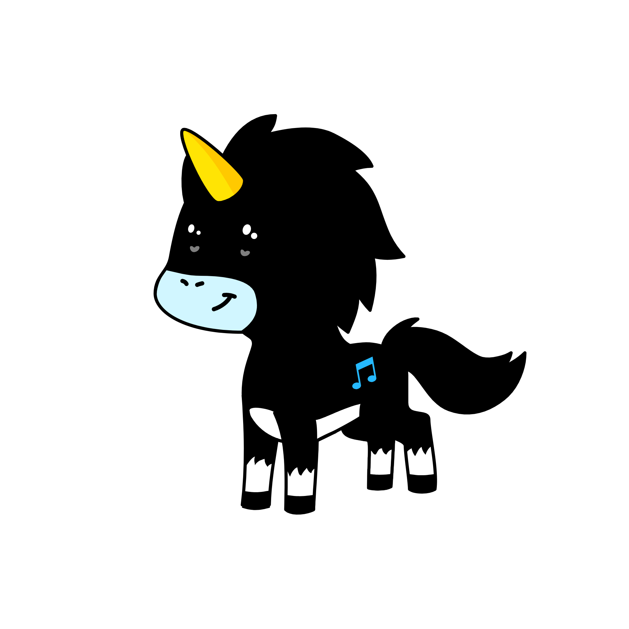 point, the unicorn