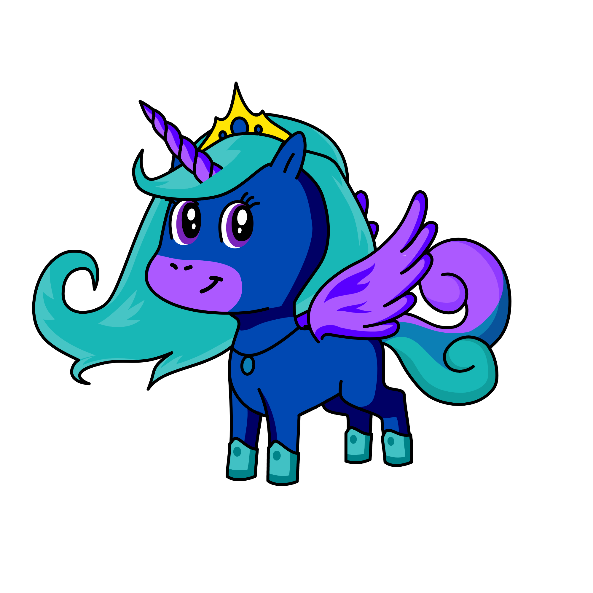 Princess Rainfall, the unicorn