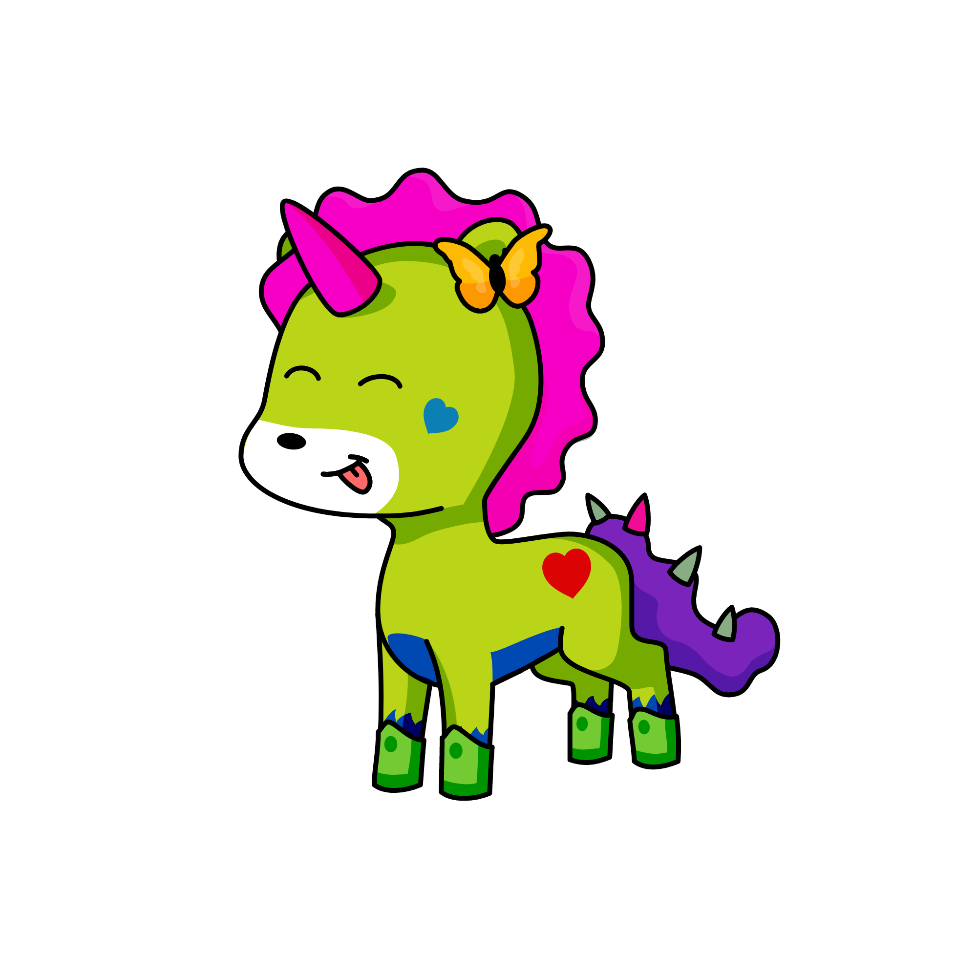the grand unicorn clown, the unicorn