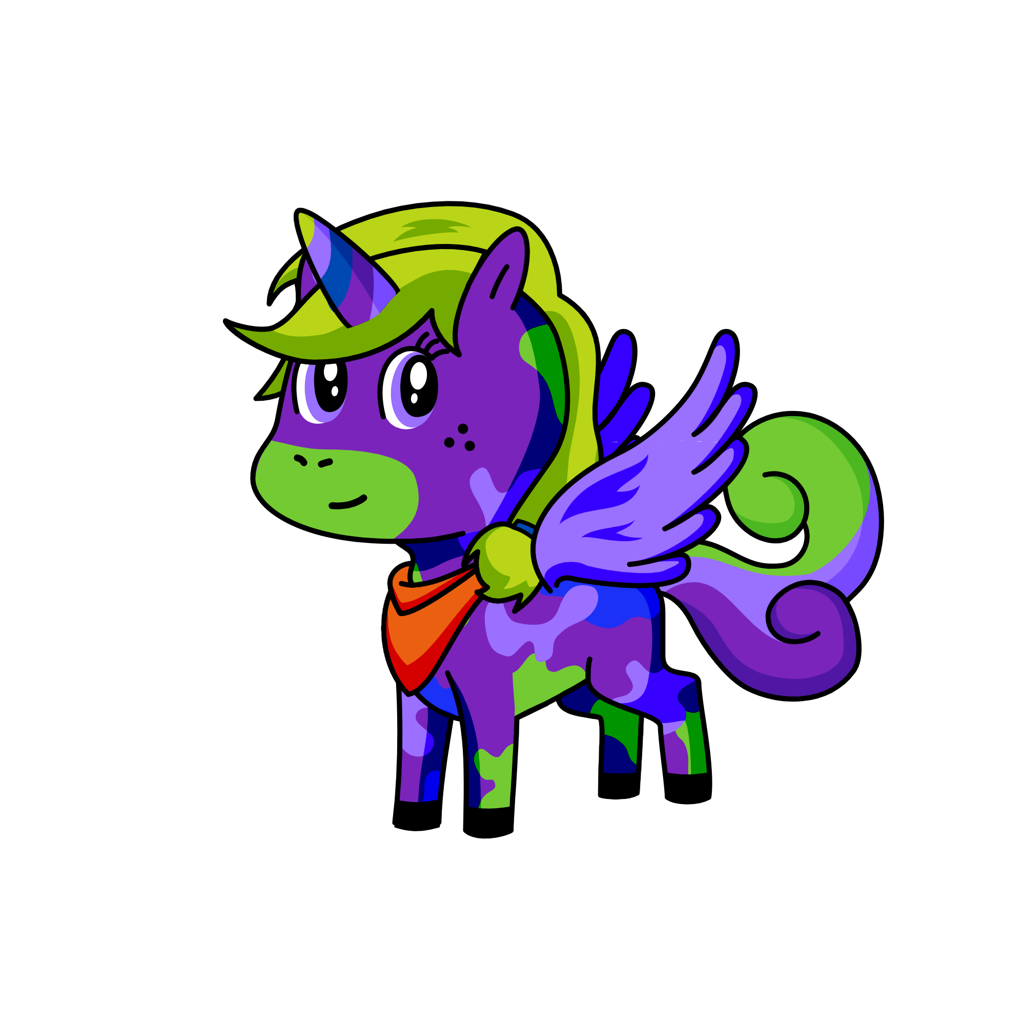 camo, the unicorn