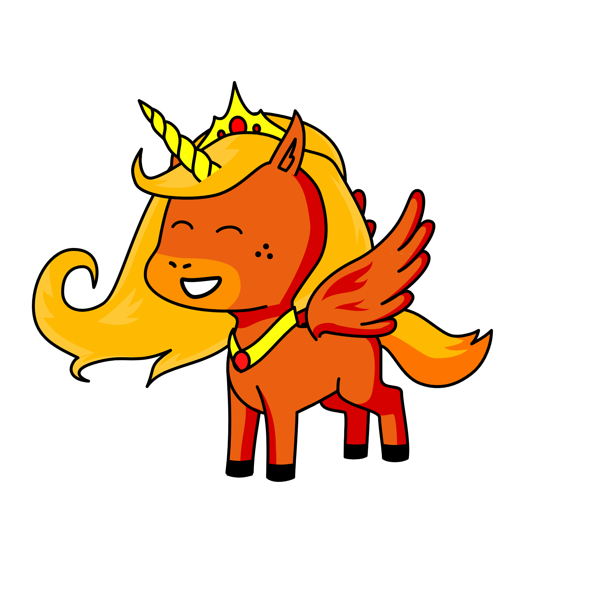 Princess Sunset , the unicorn