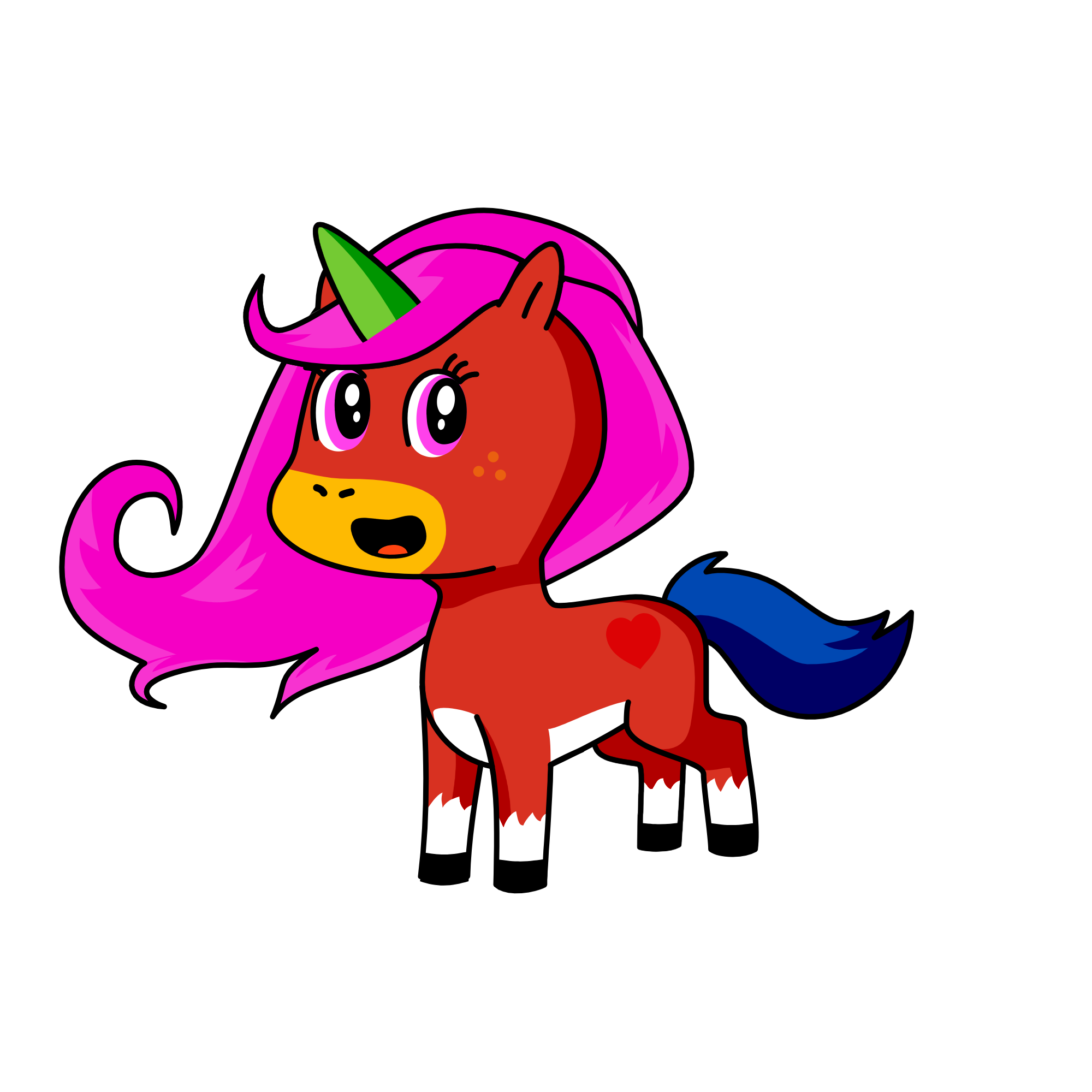 pie, the unicorn