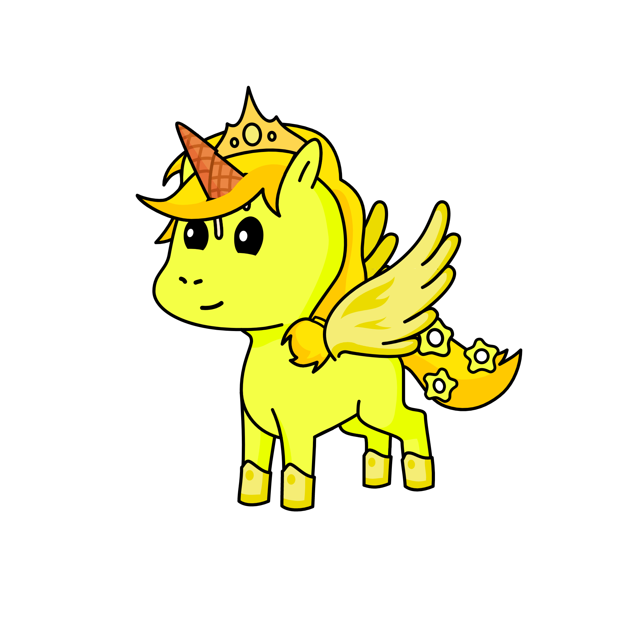 The GOD OF ICE CREAM, the unicorn