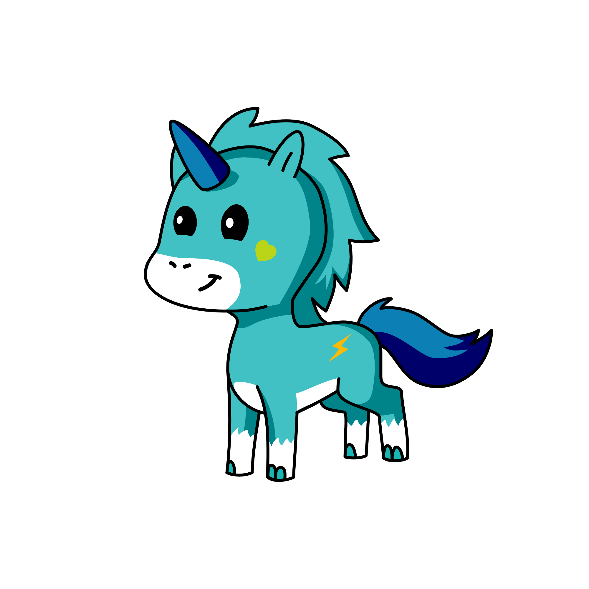 ball, the unicorn