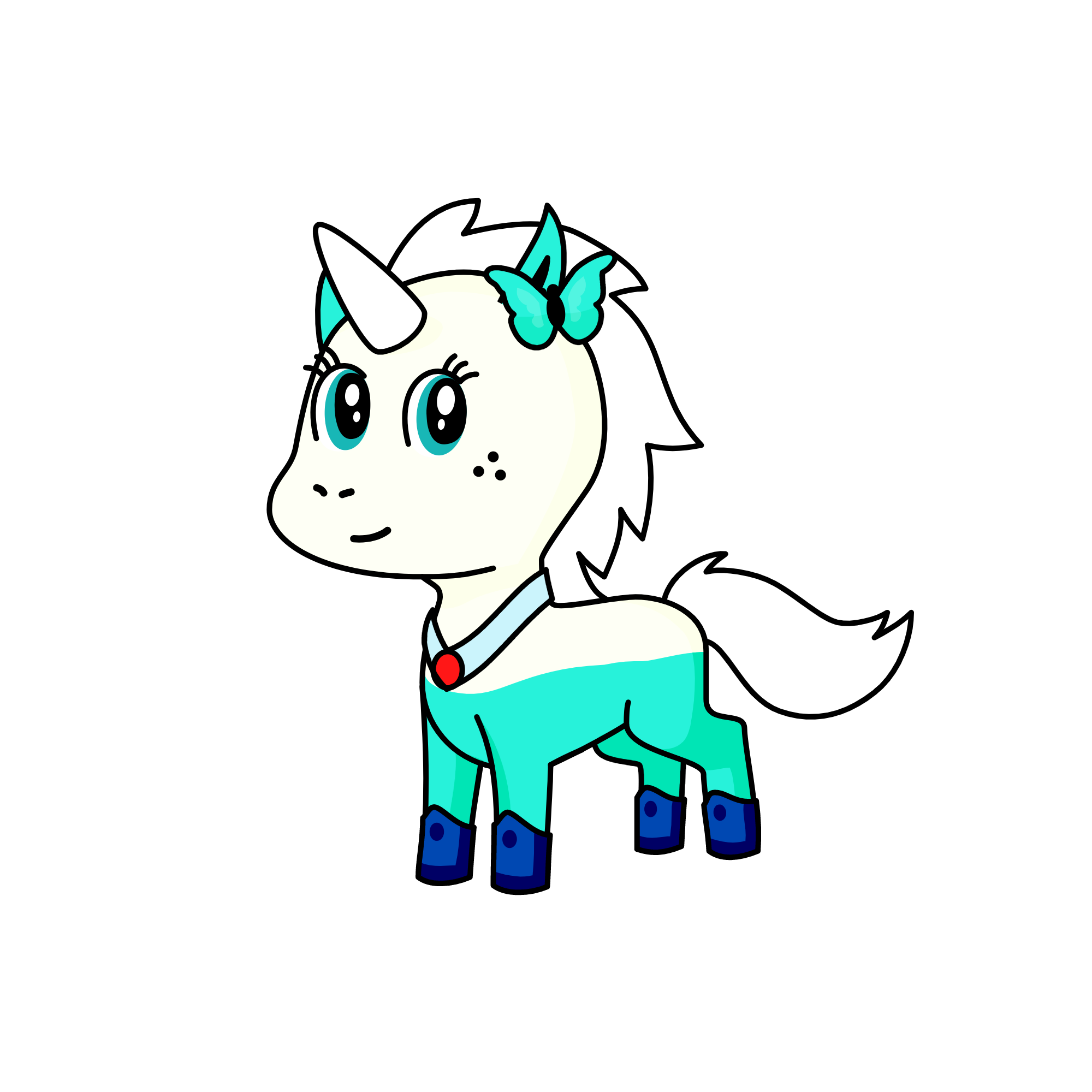 Addison, the unicorn