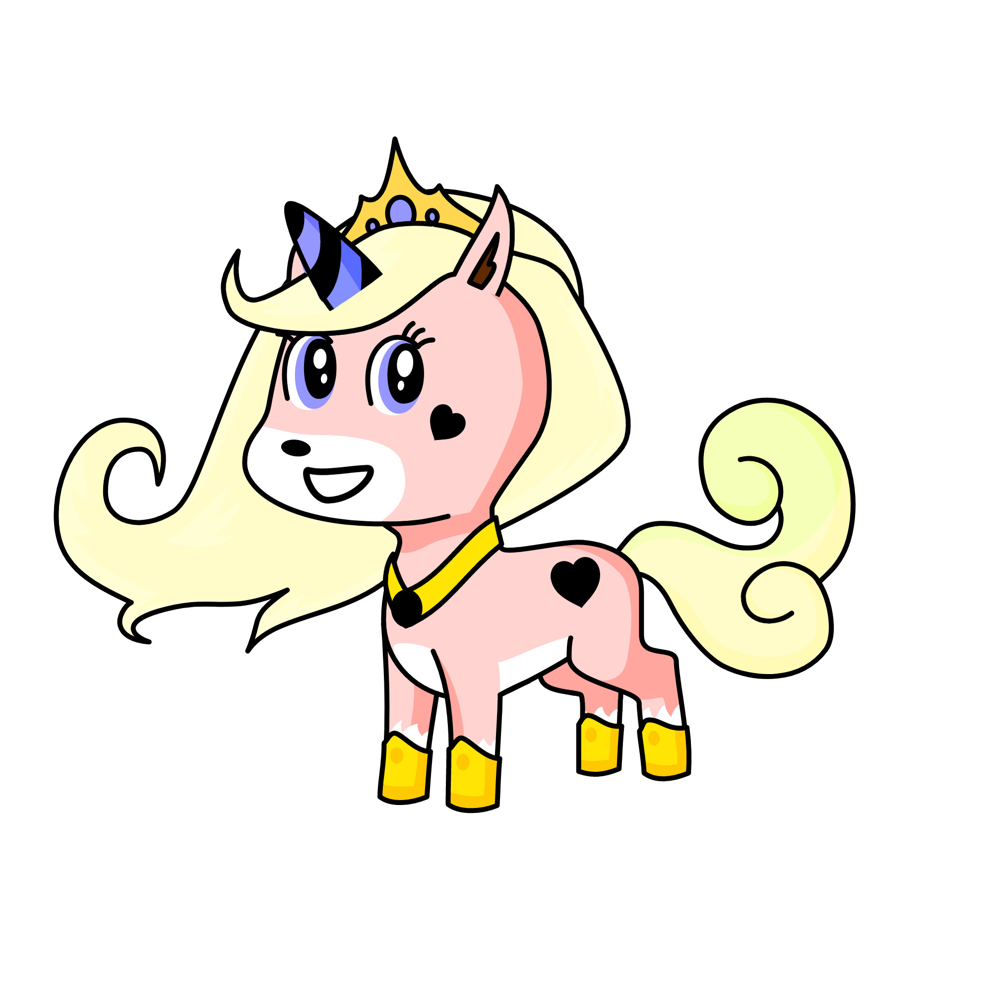 princess, the unicorn