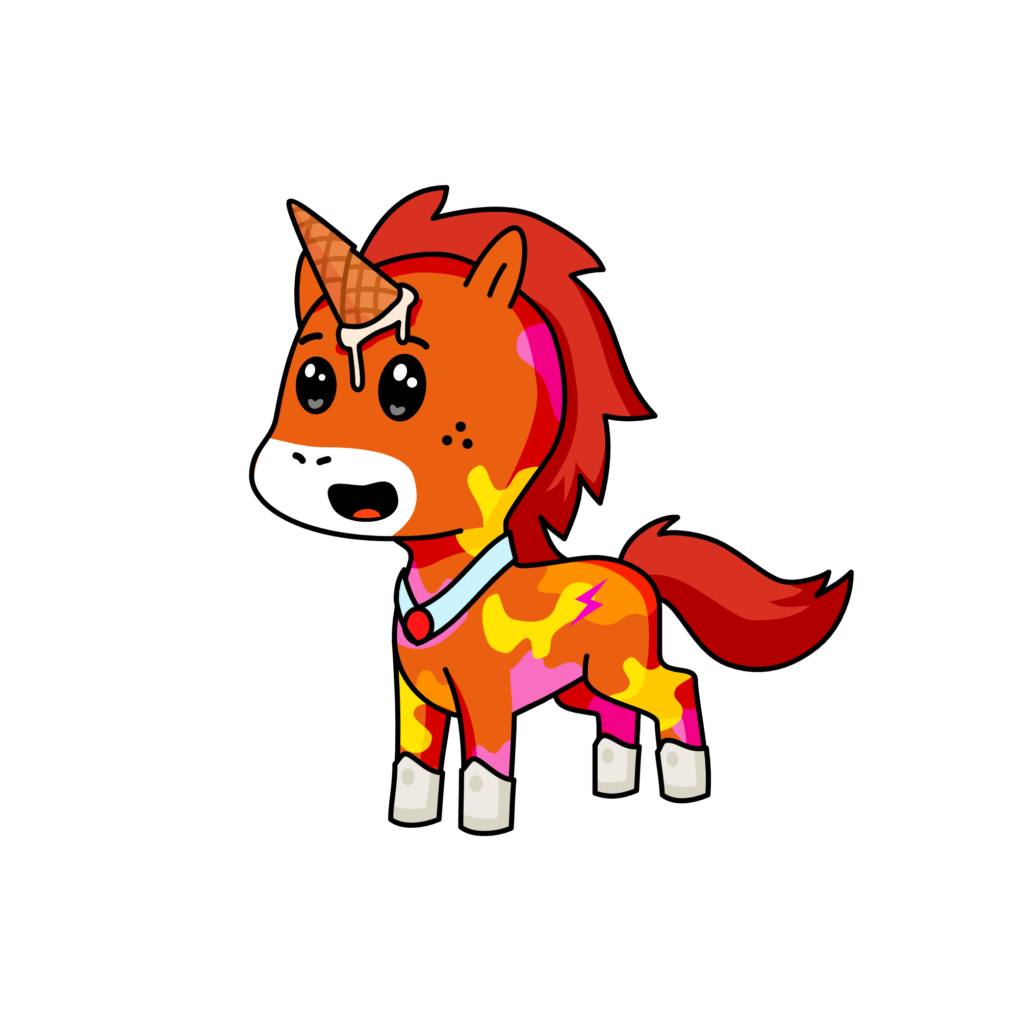 blaze, the unicorn