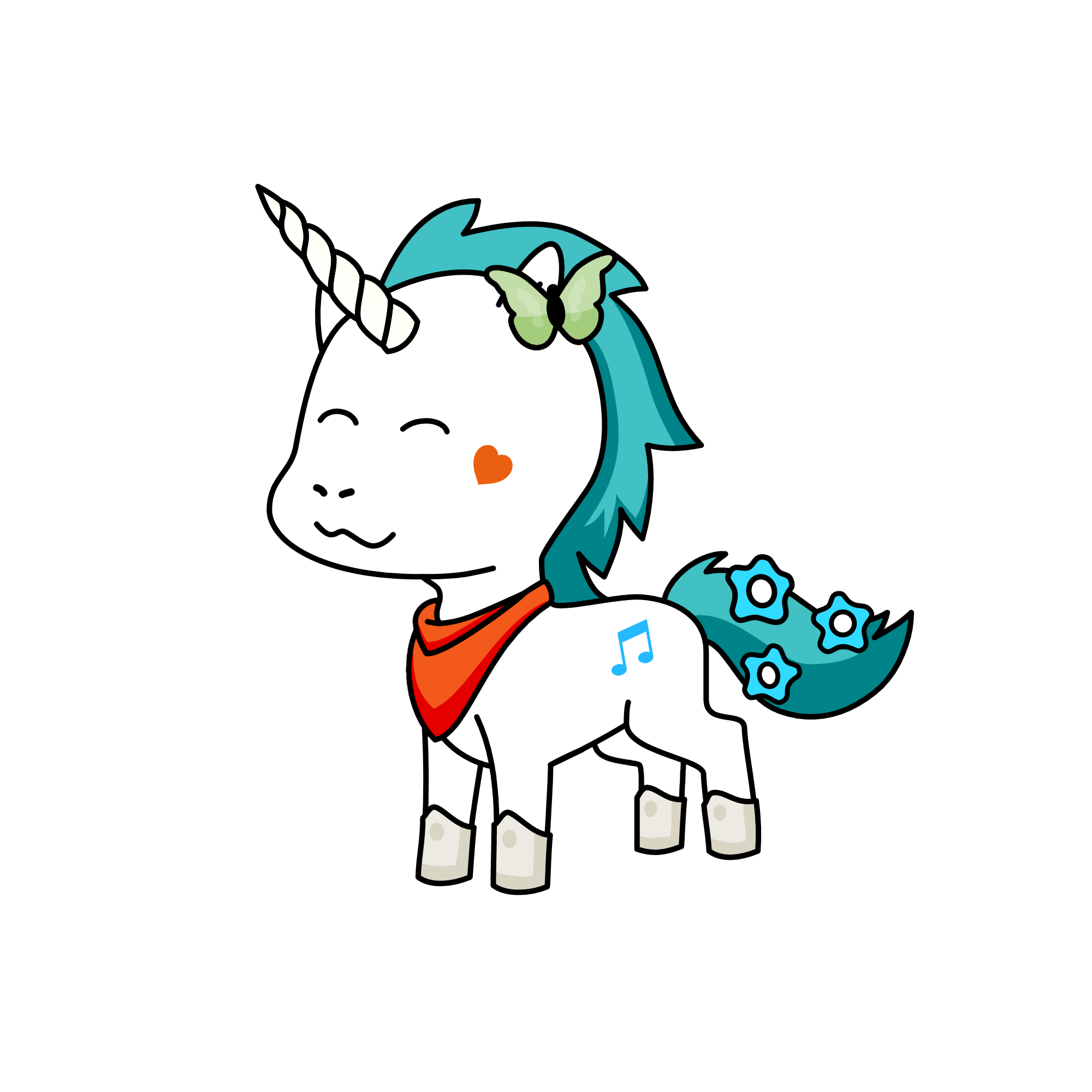 musiccorn, the unicorn