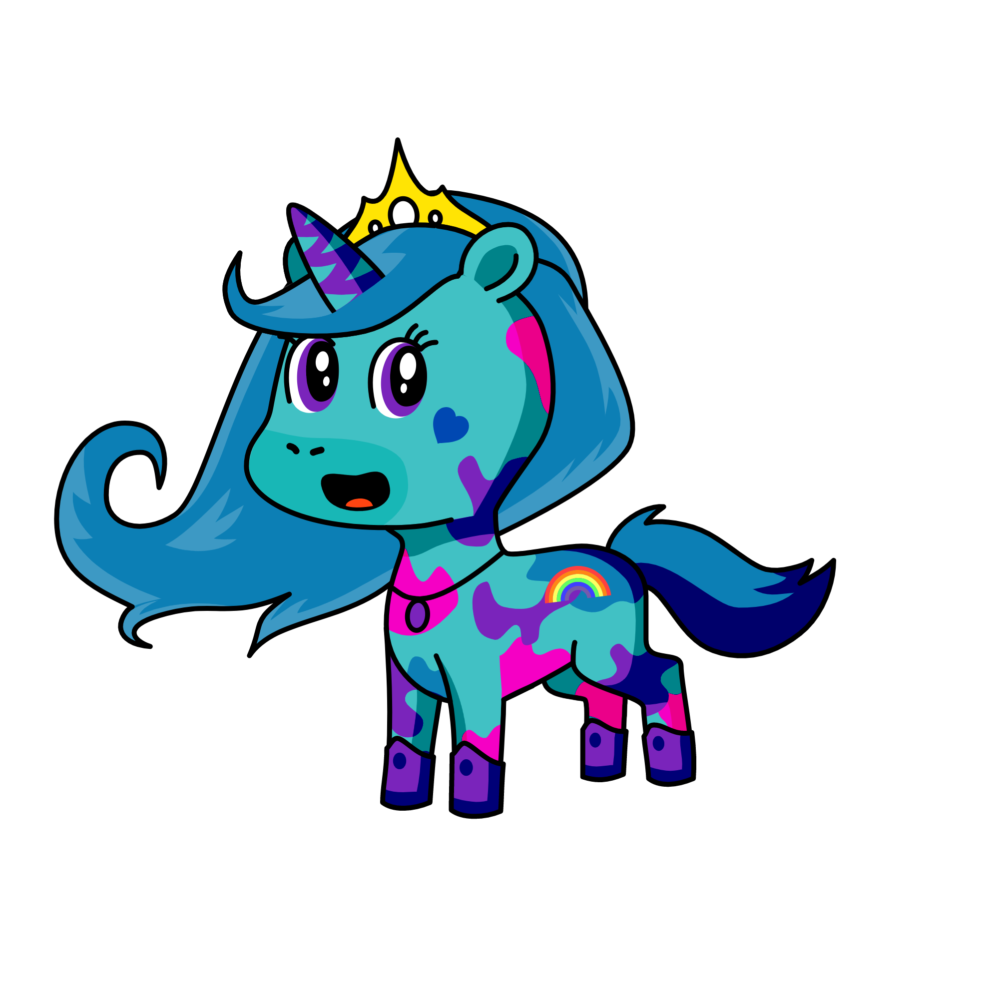 Princess lily, the unicorn