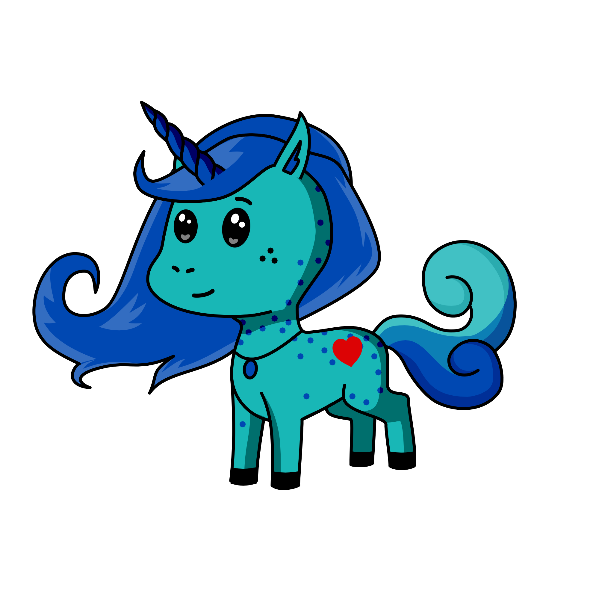 Aqua , the unicorn
