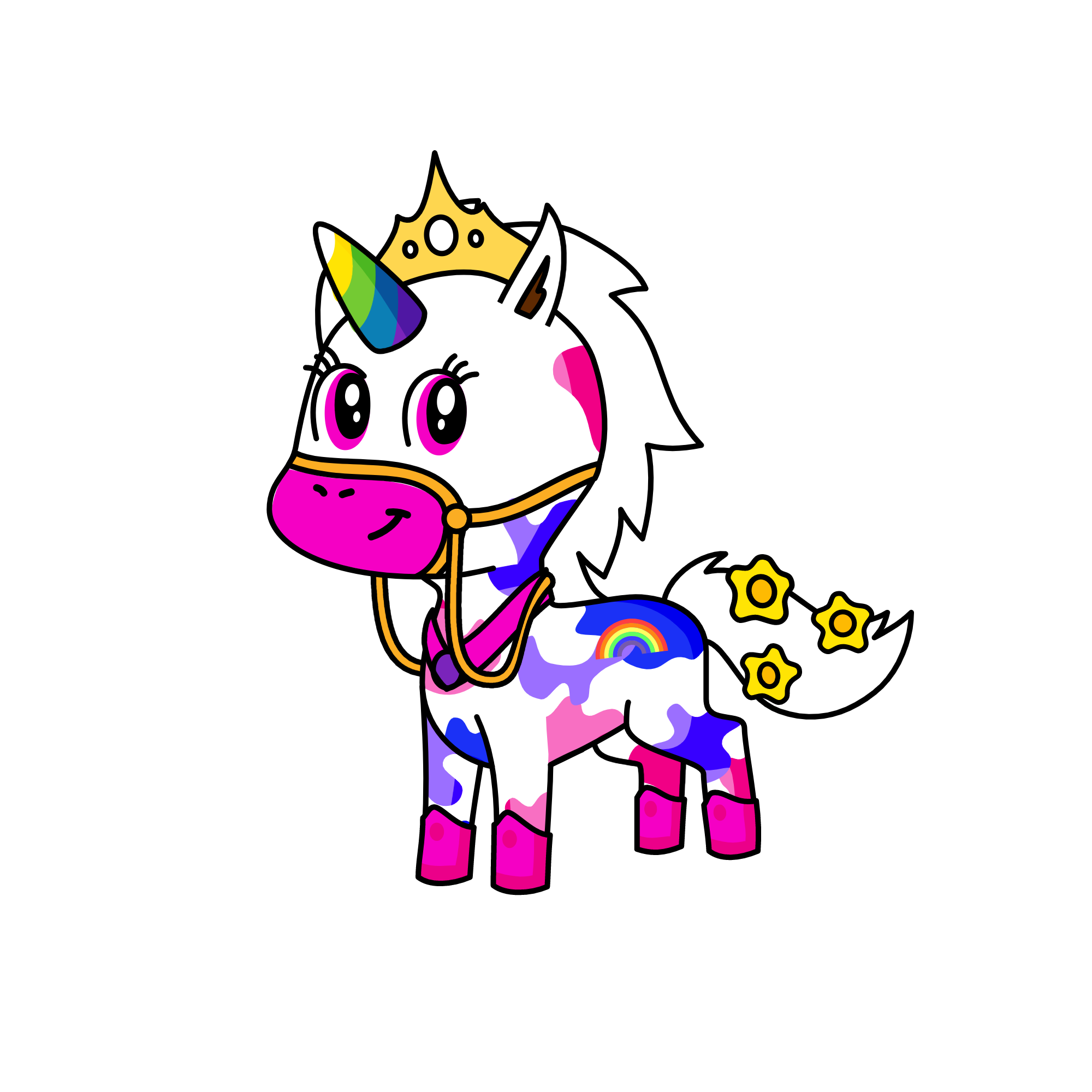 kcamoflage, the unicorn