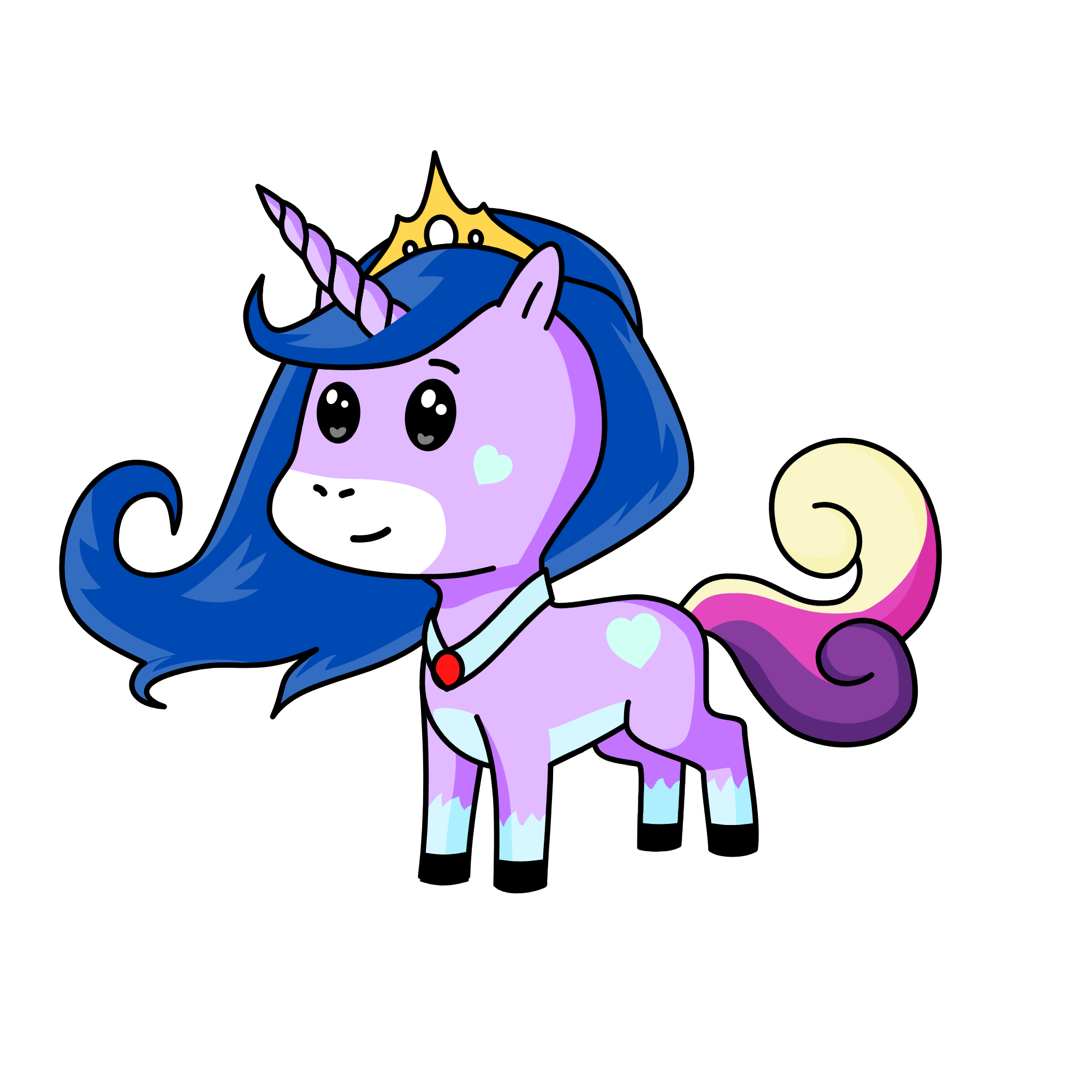 Princess Icicle, the unicorn