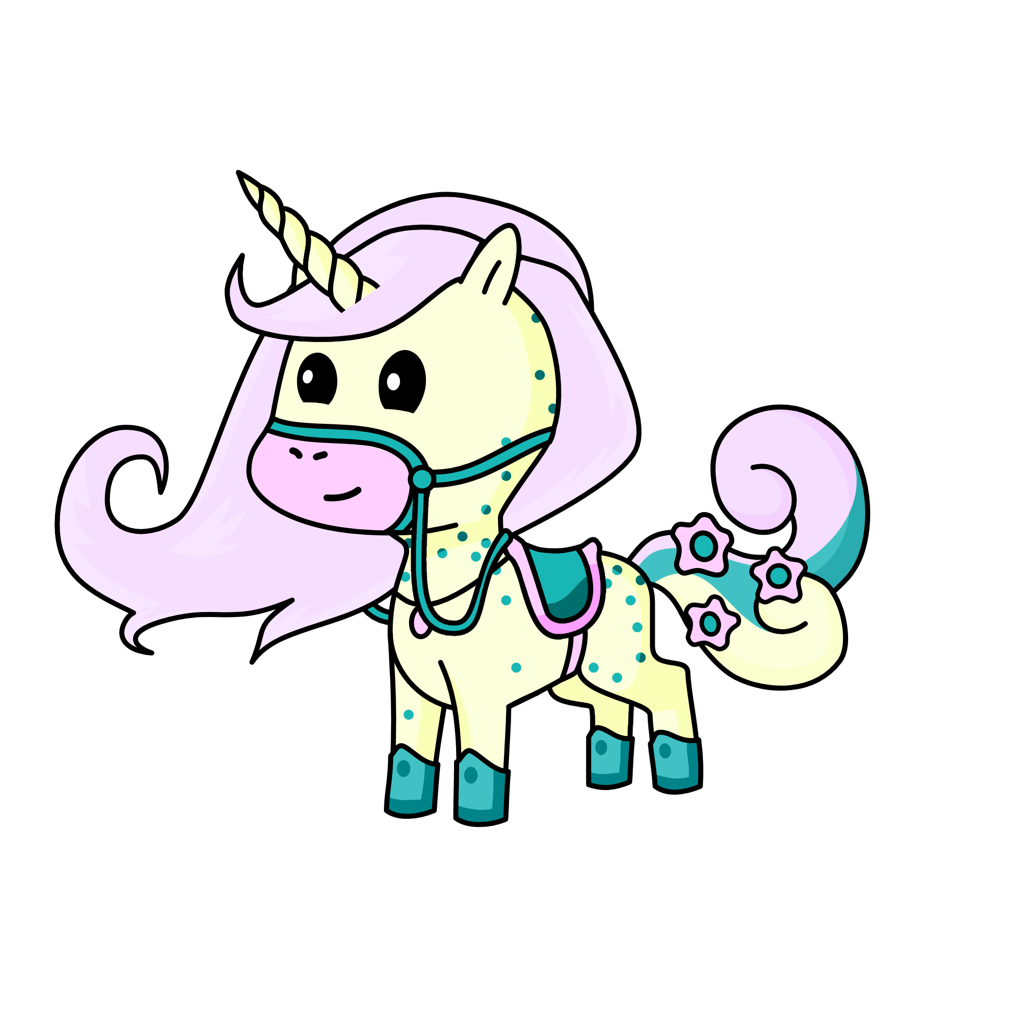 snowy, the unicorn