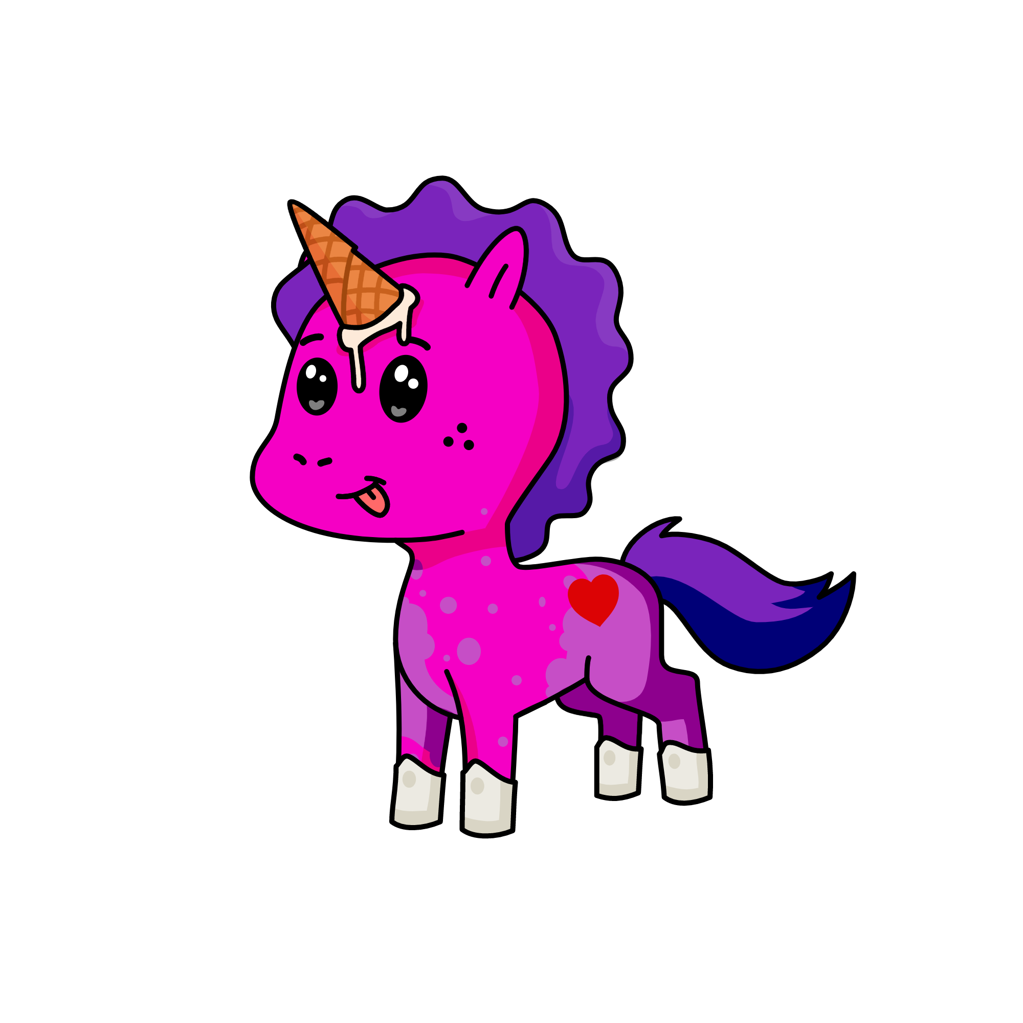 bubblegum, the unicorn