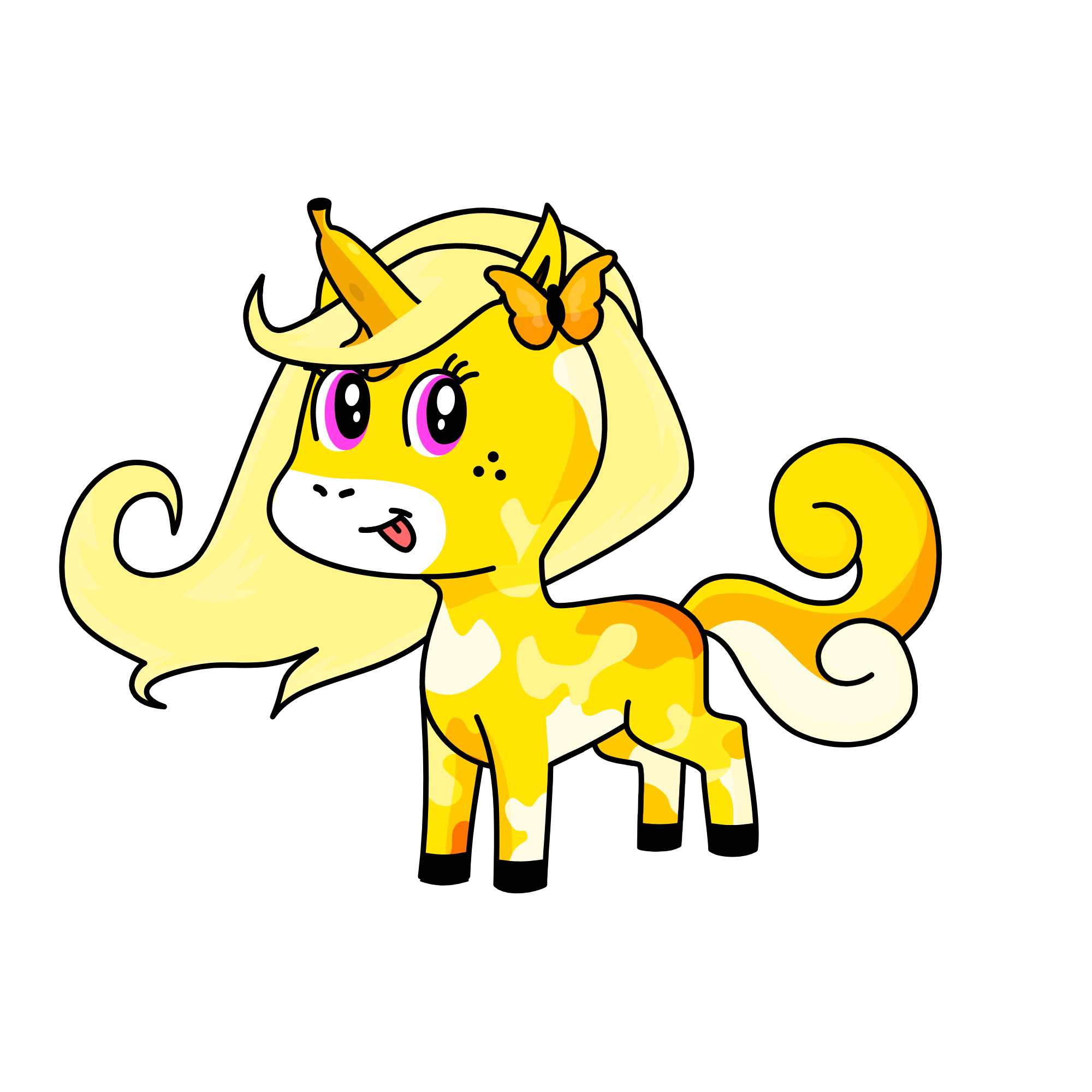 banana cream pie, the unicorn