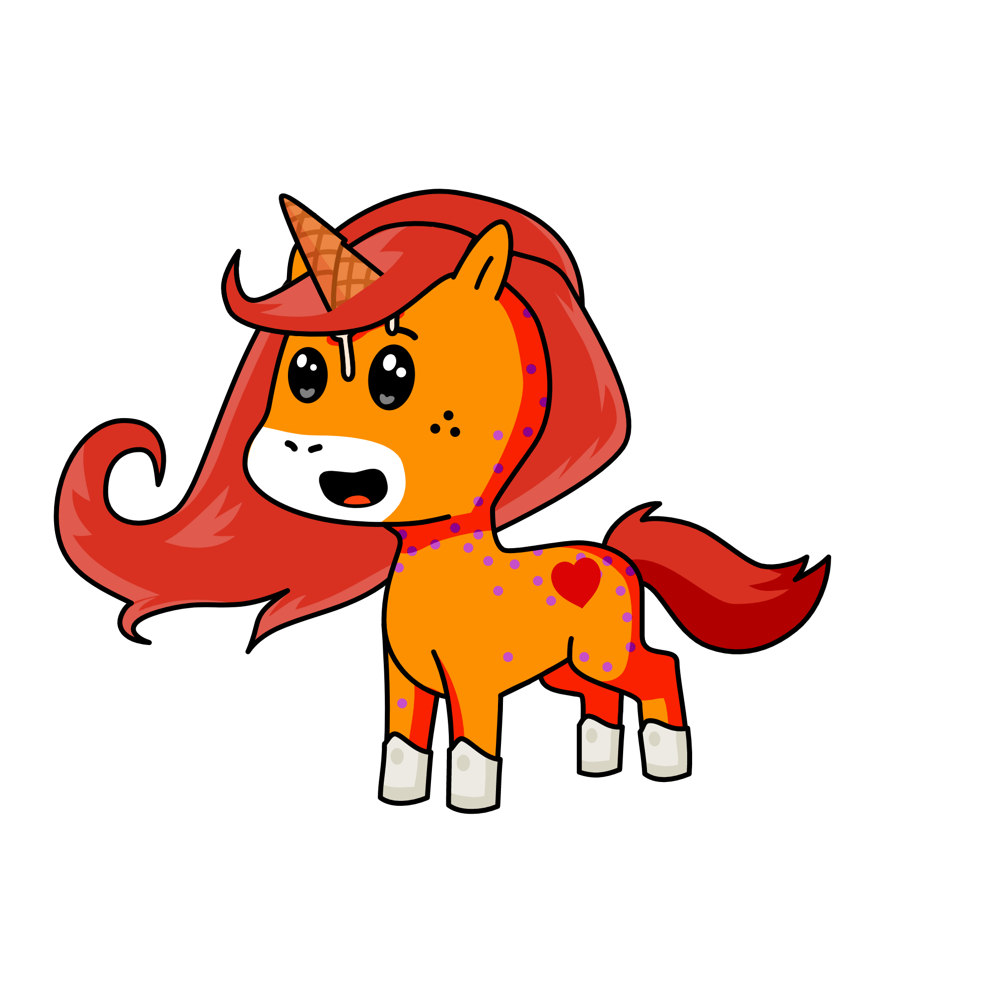 sunset shimmer, the unicorn