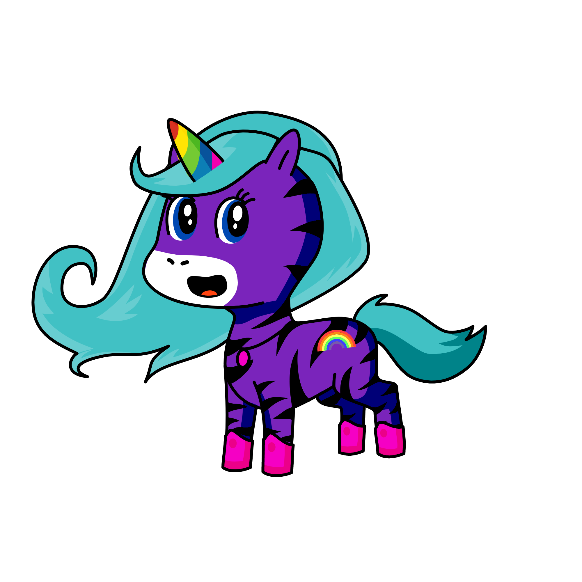 moonlight, the unicorn