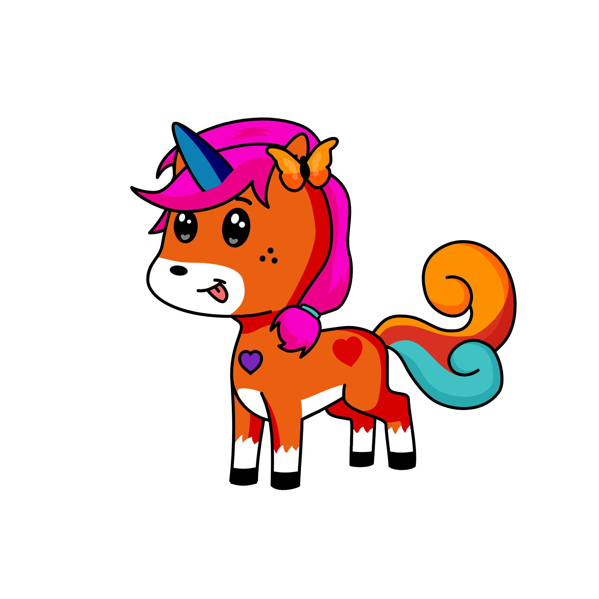 the ugliest unicorn EVER!?@#$%*, the unicorn