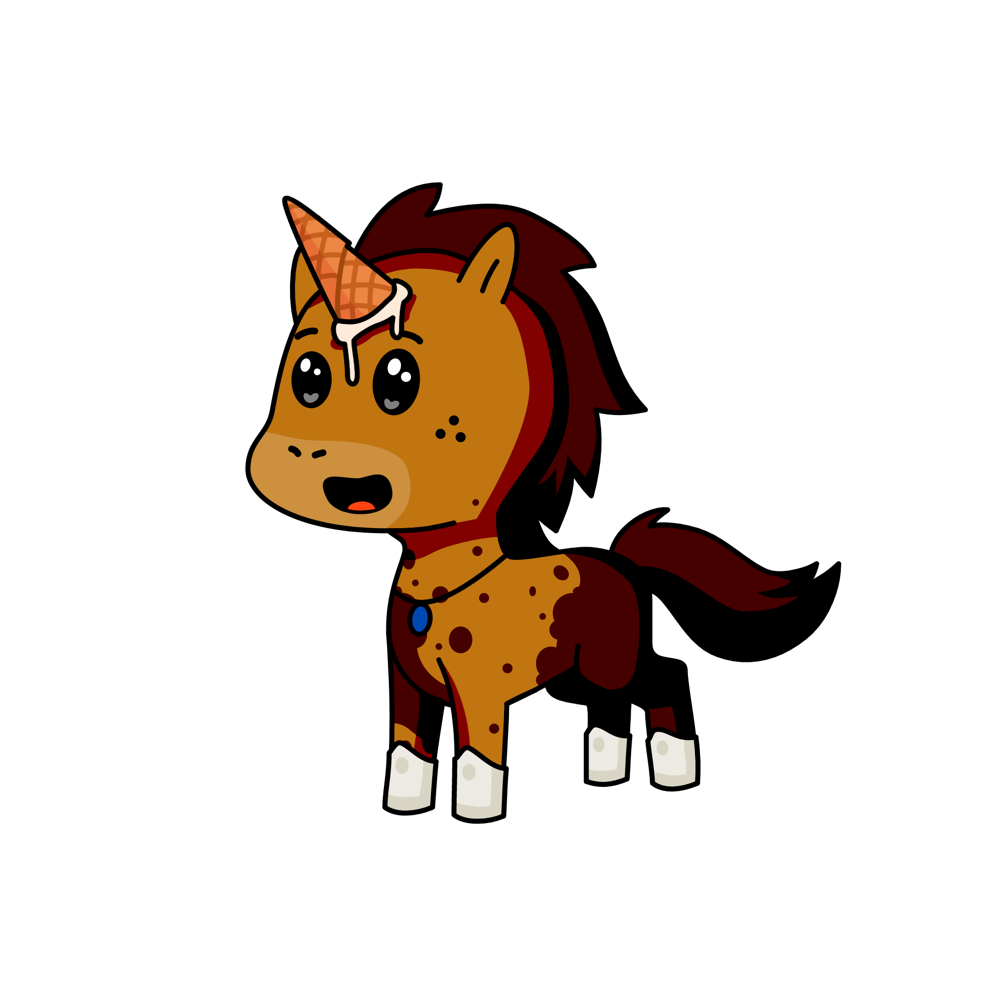 brownie, the unicorn