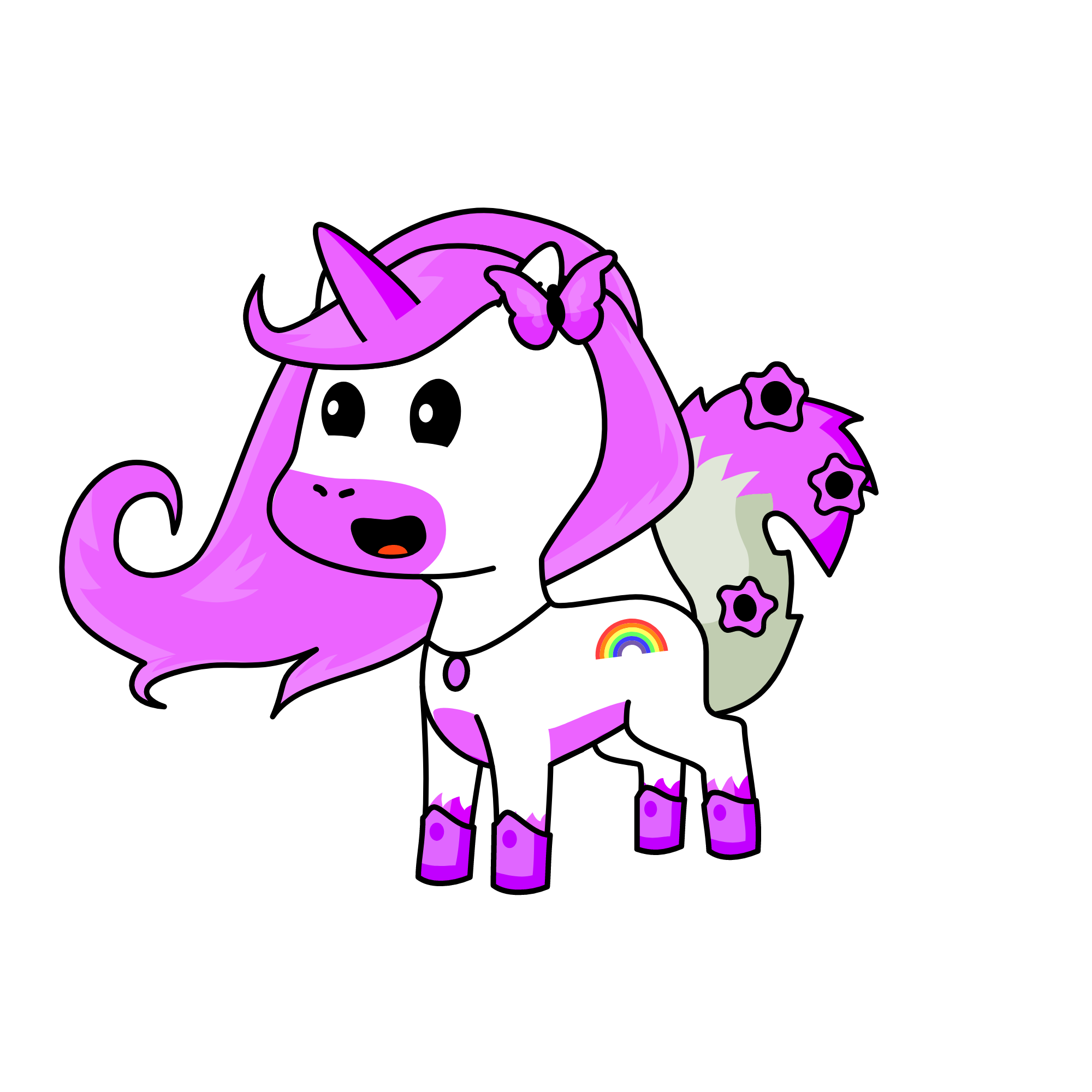Pink<3, the unicorn