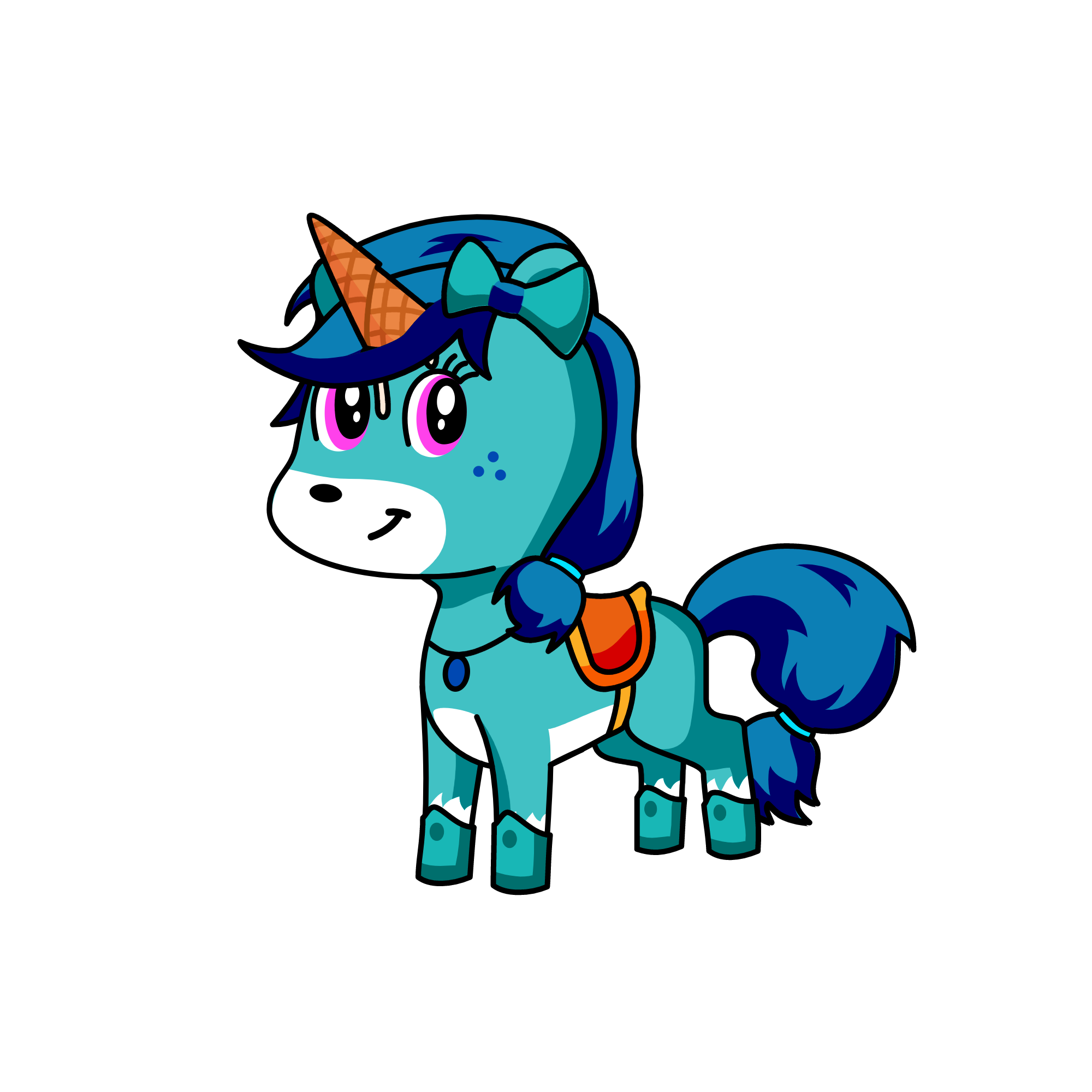 Frosty, the unicorn