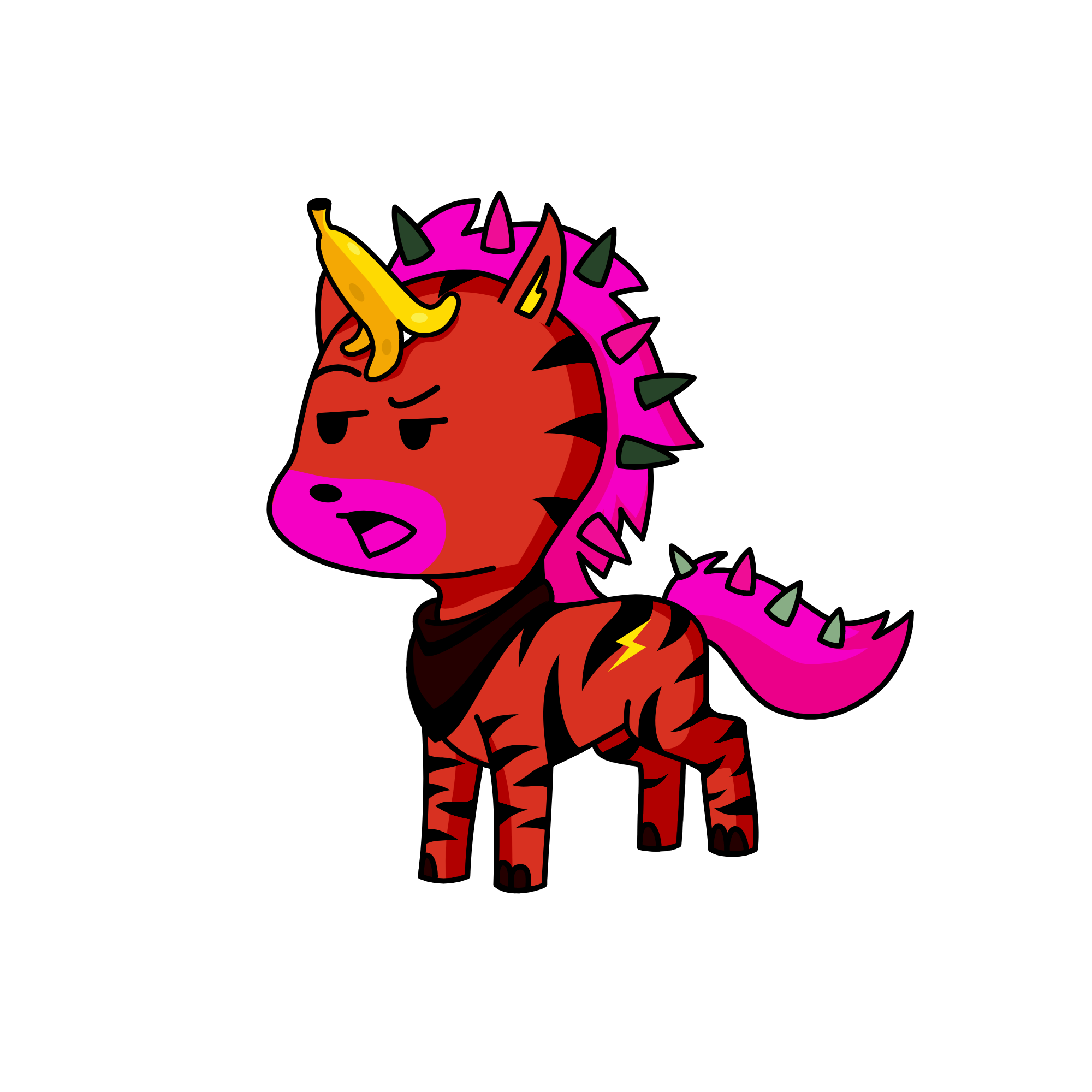 Tigercorn, the unicorn