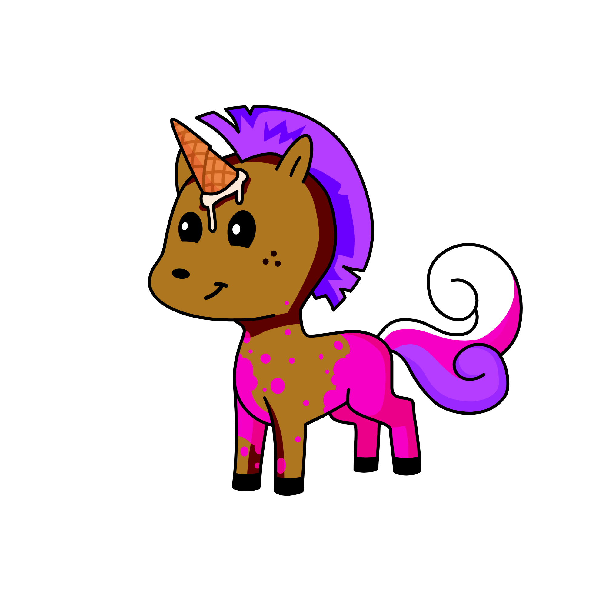 Cupcake, the unicorn
