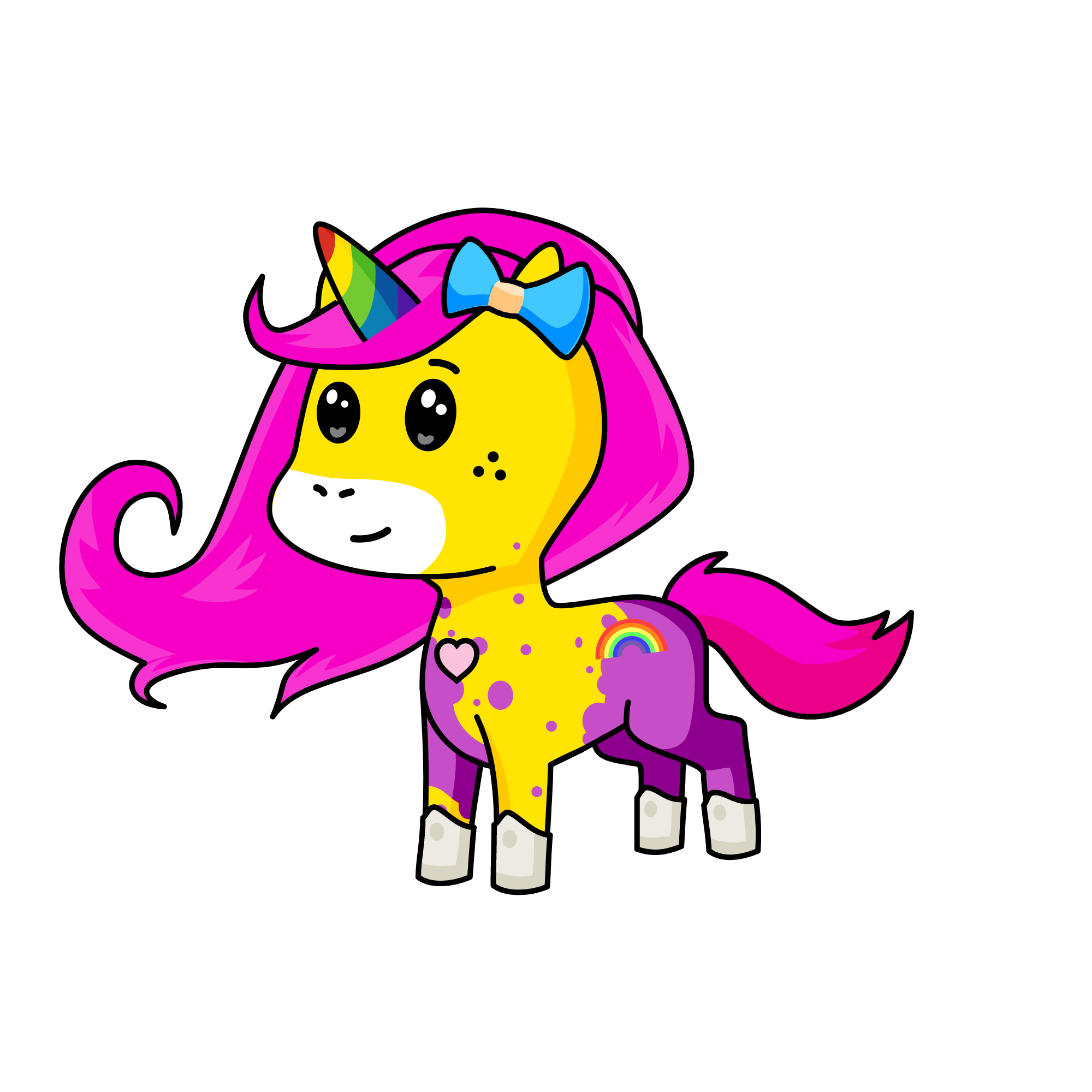 happy, the unicorn