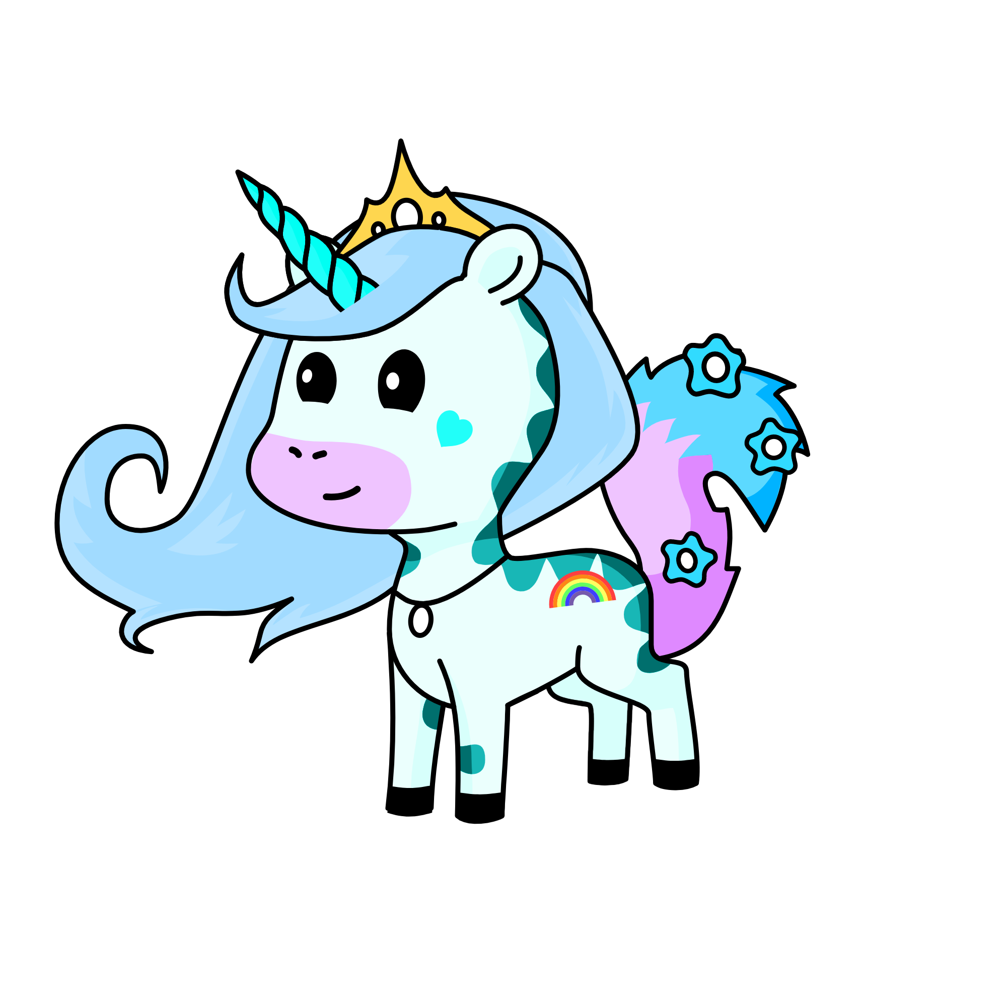 Sky, the unicorn