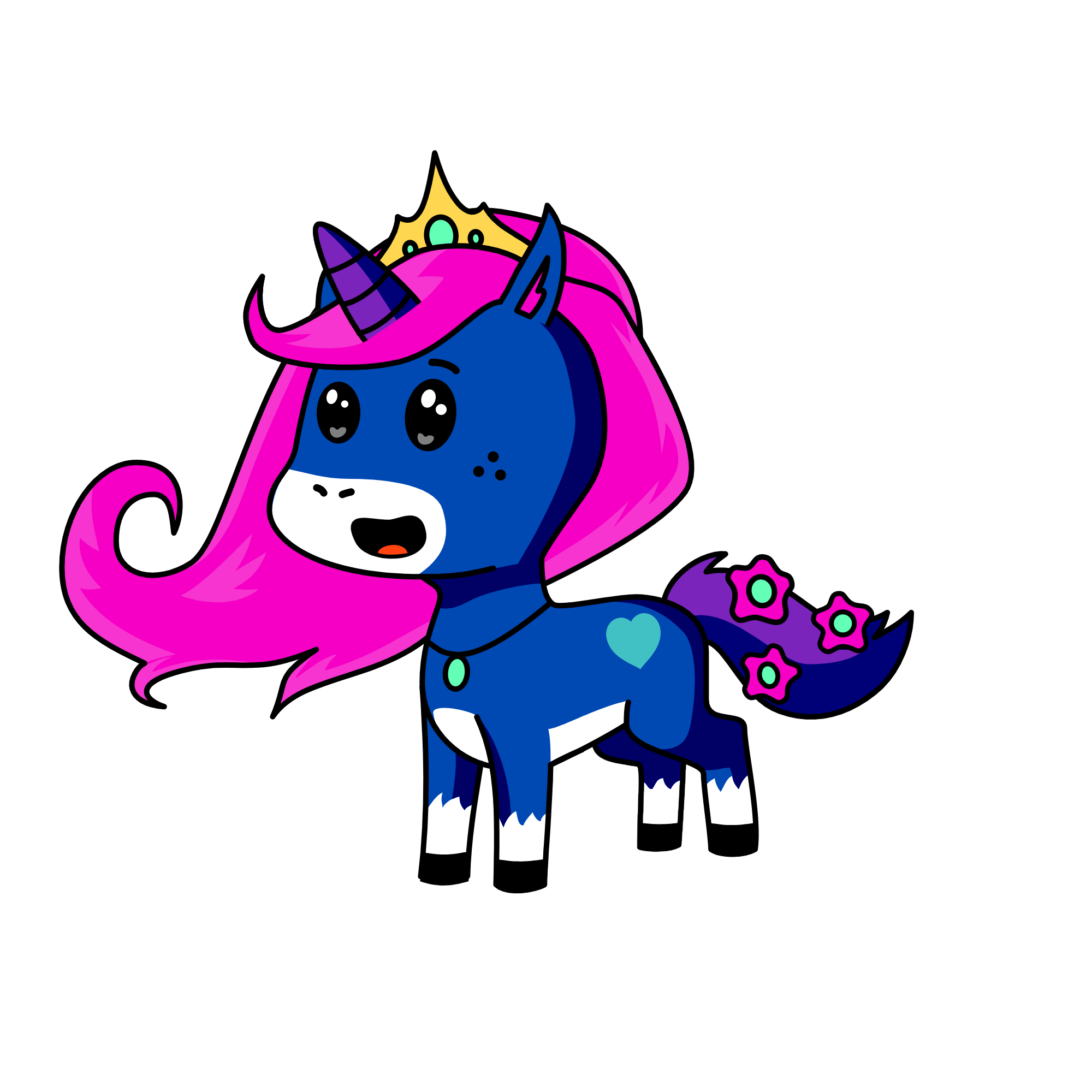 kjnkuhygsxd, the unicorn