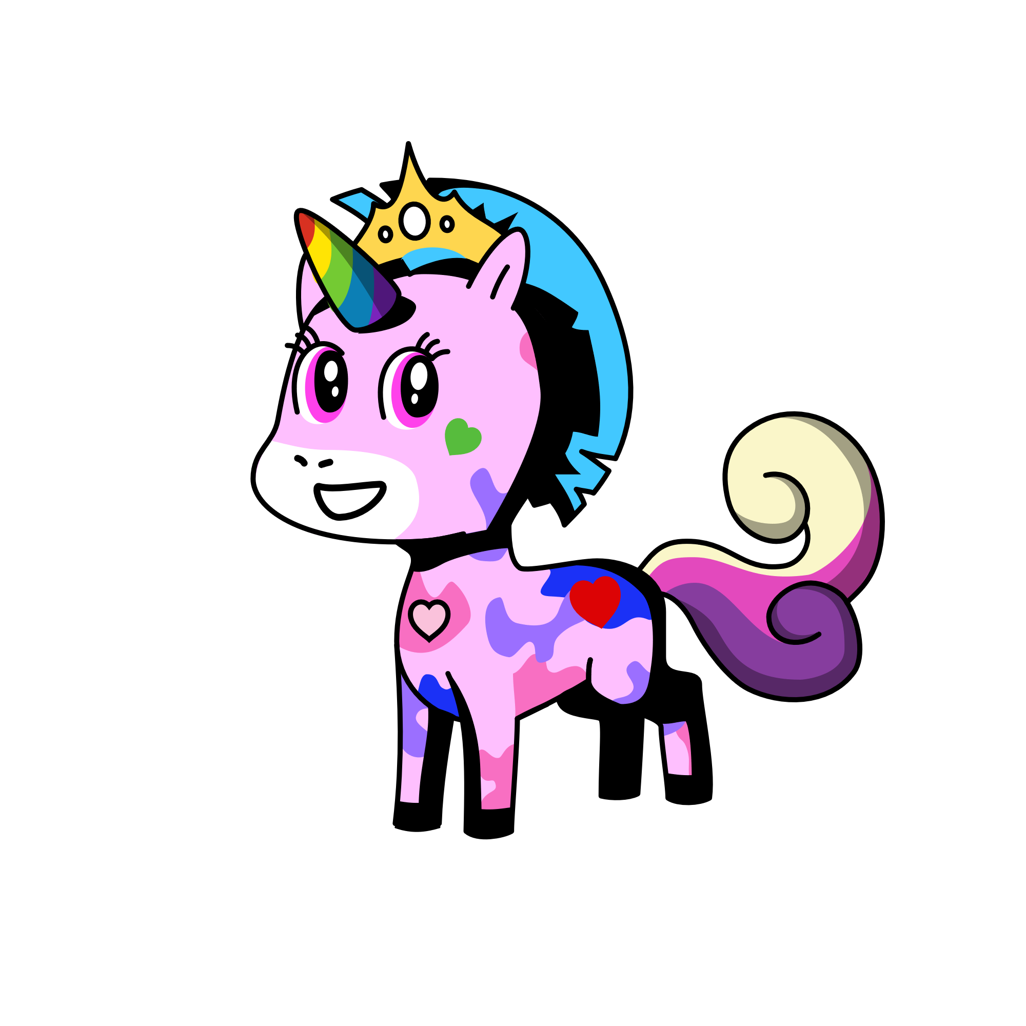 princess love, the unicorn