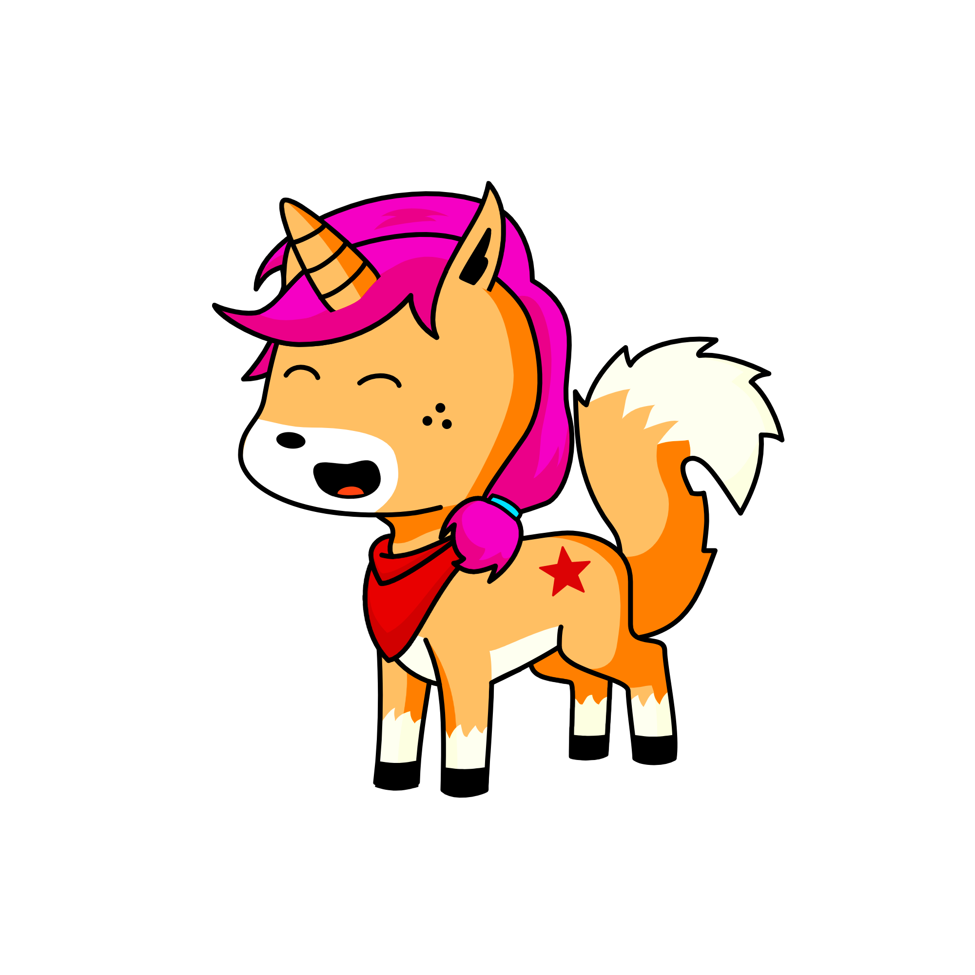 Amber, the unicorn