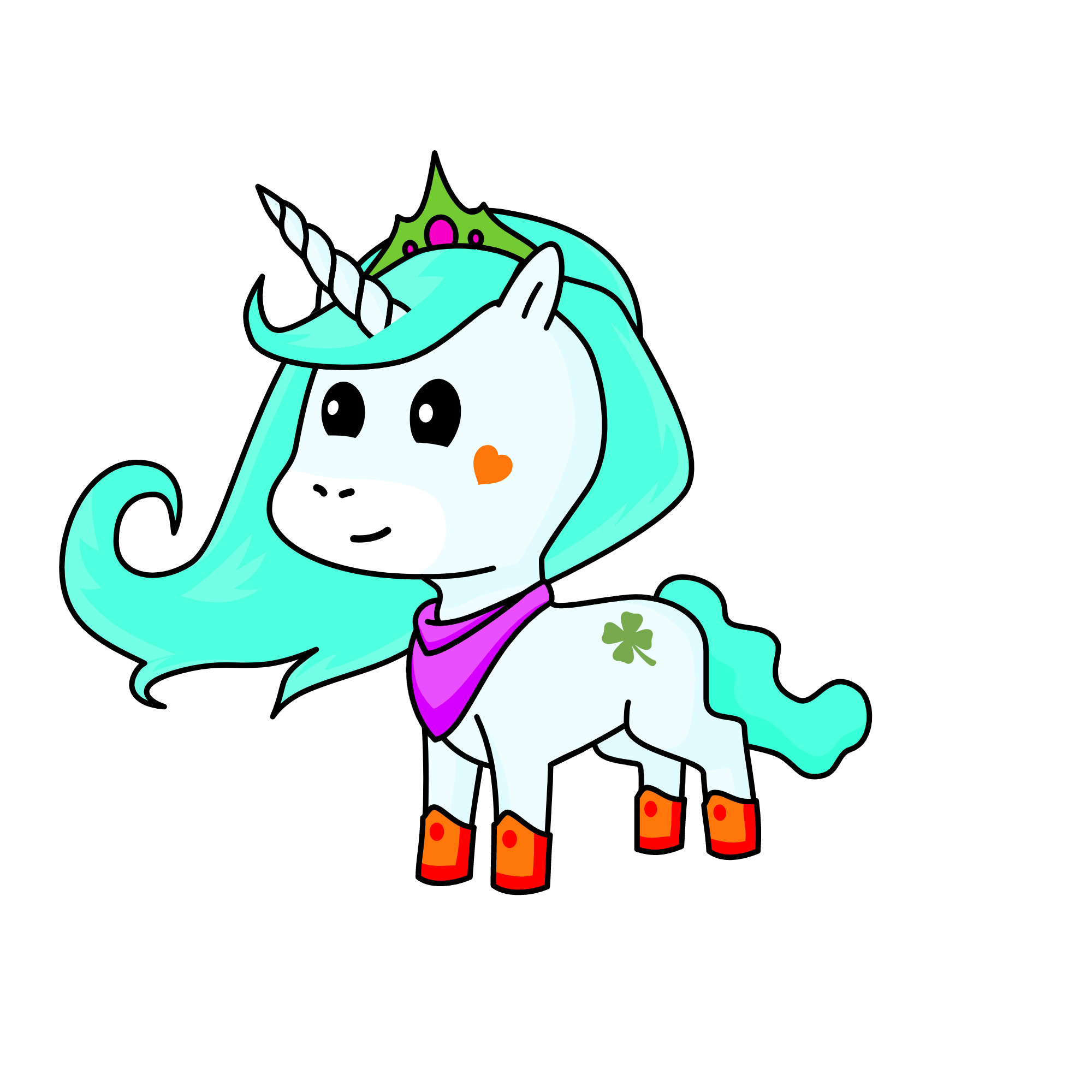 Princess Winter, the unicorn
