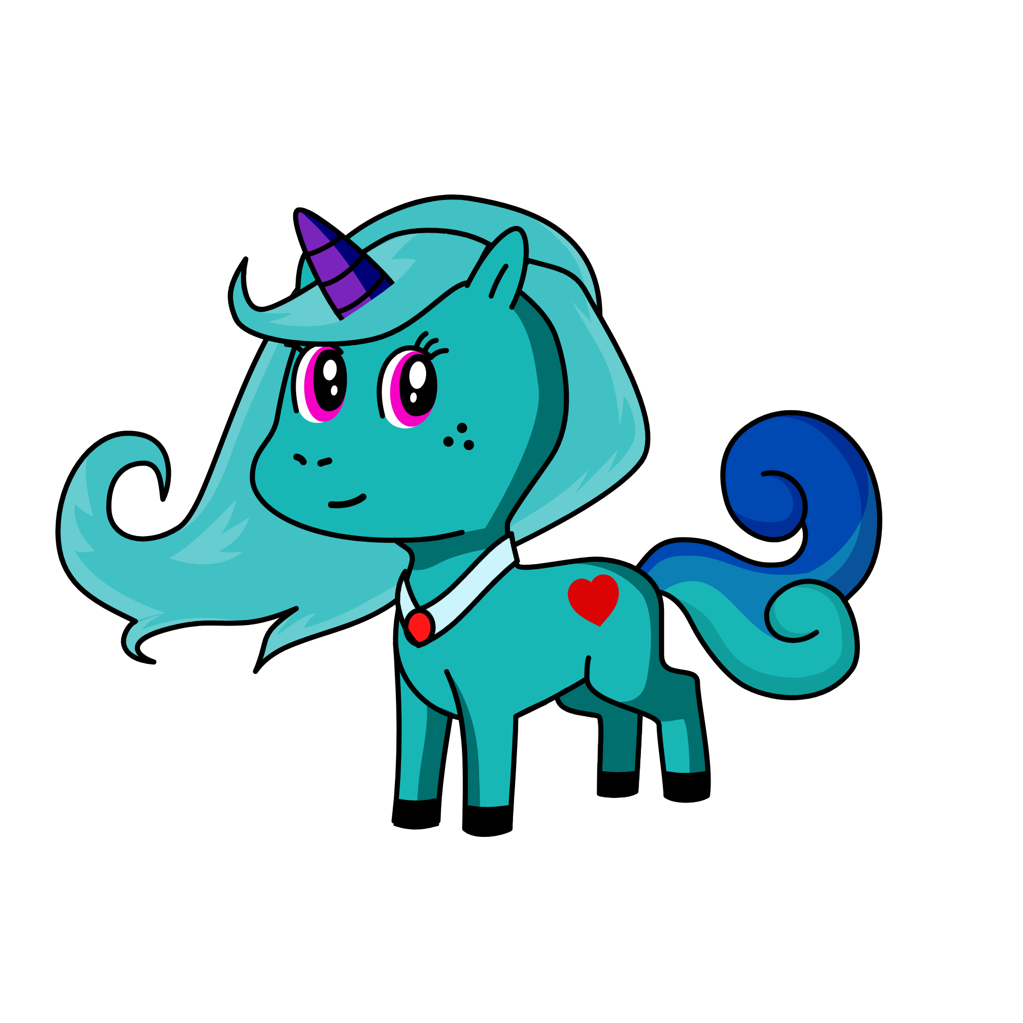 Princess Luna, the unicorn