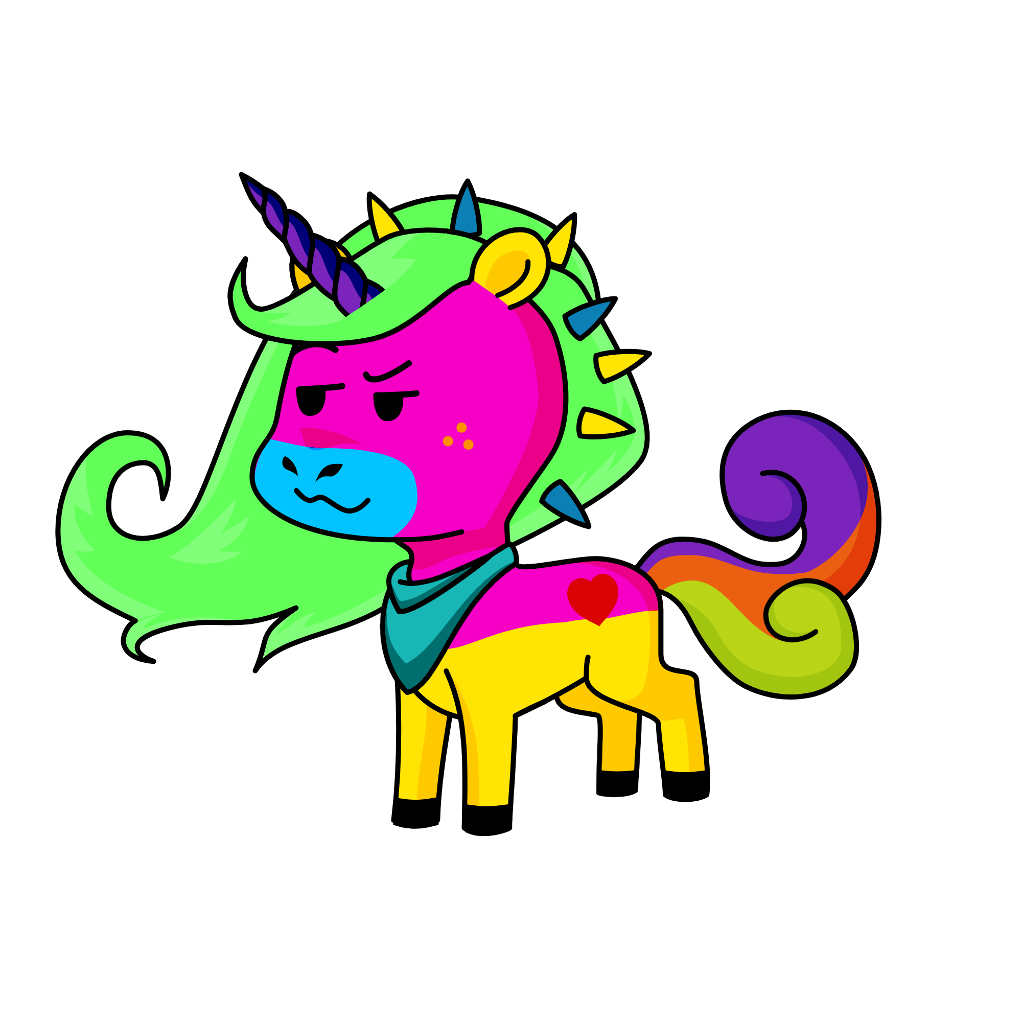 disgusting poop, the unicorn