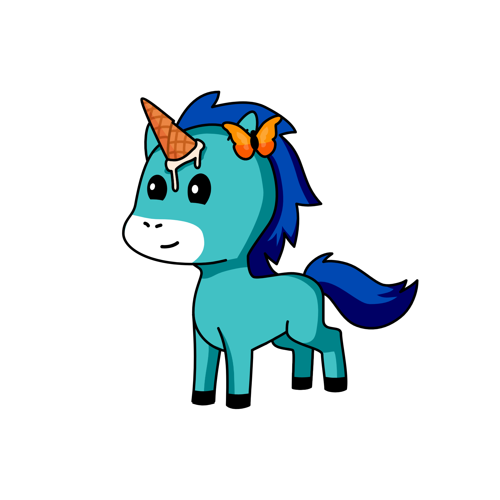silly, the unicorn