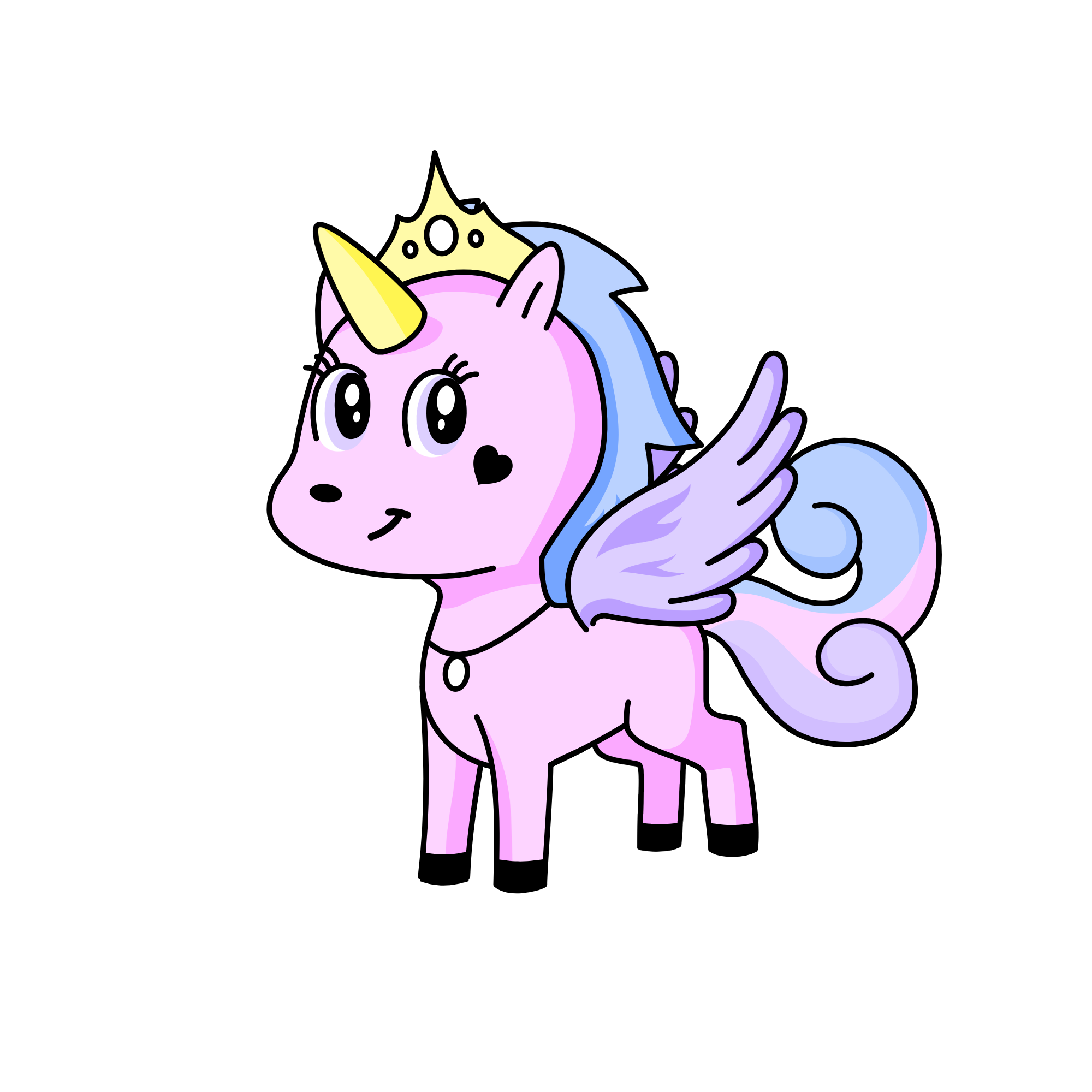 Pastel, the unicorn