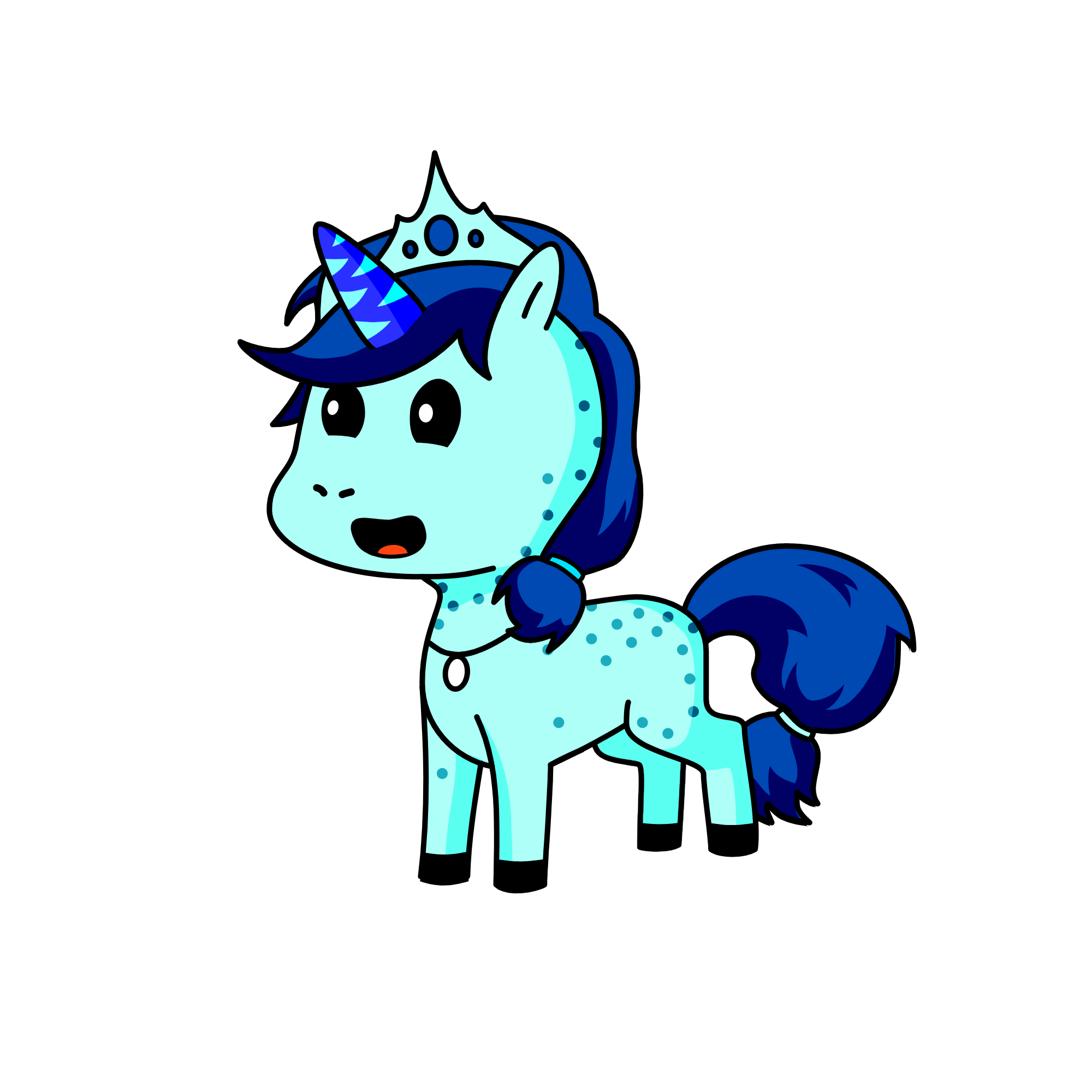 Frosty, the unicorn